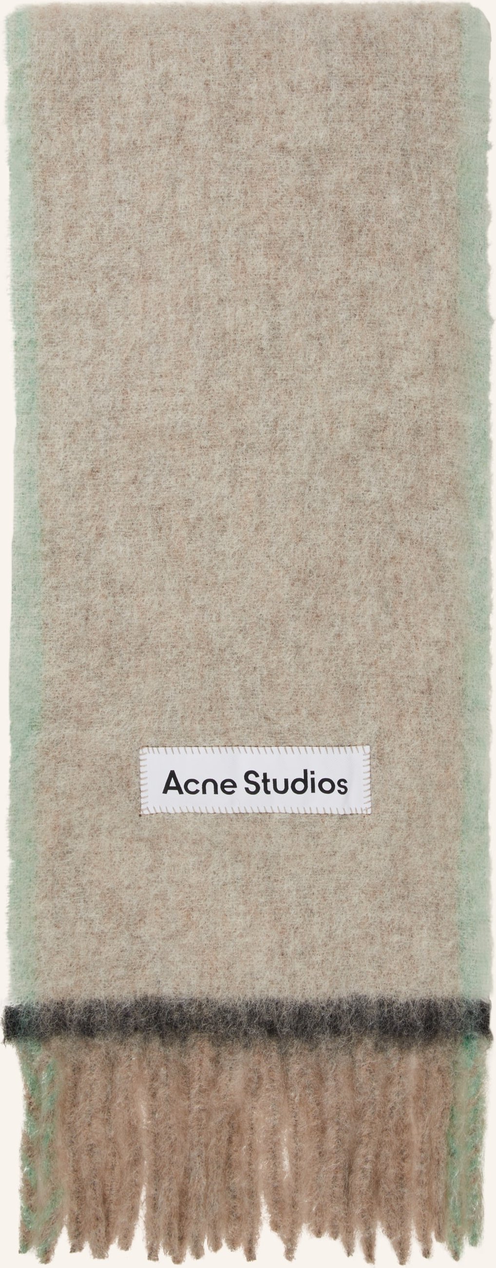 Acne Studios Schal Mit Alpaka beige