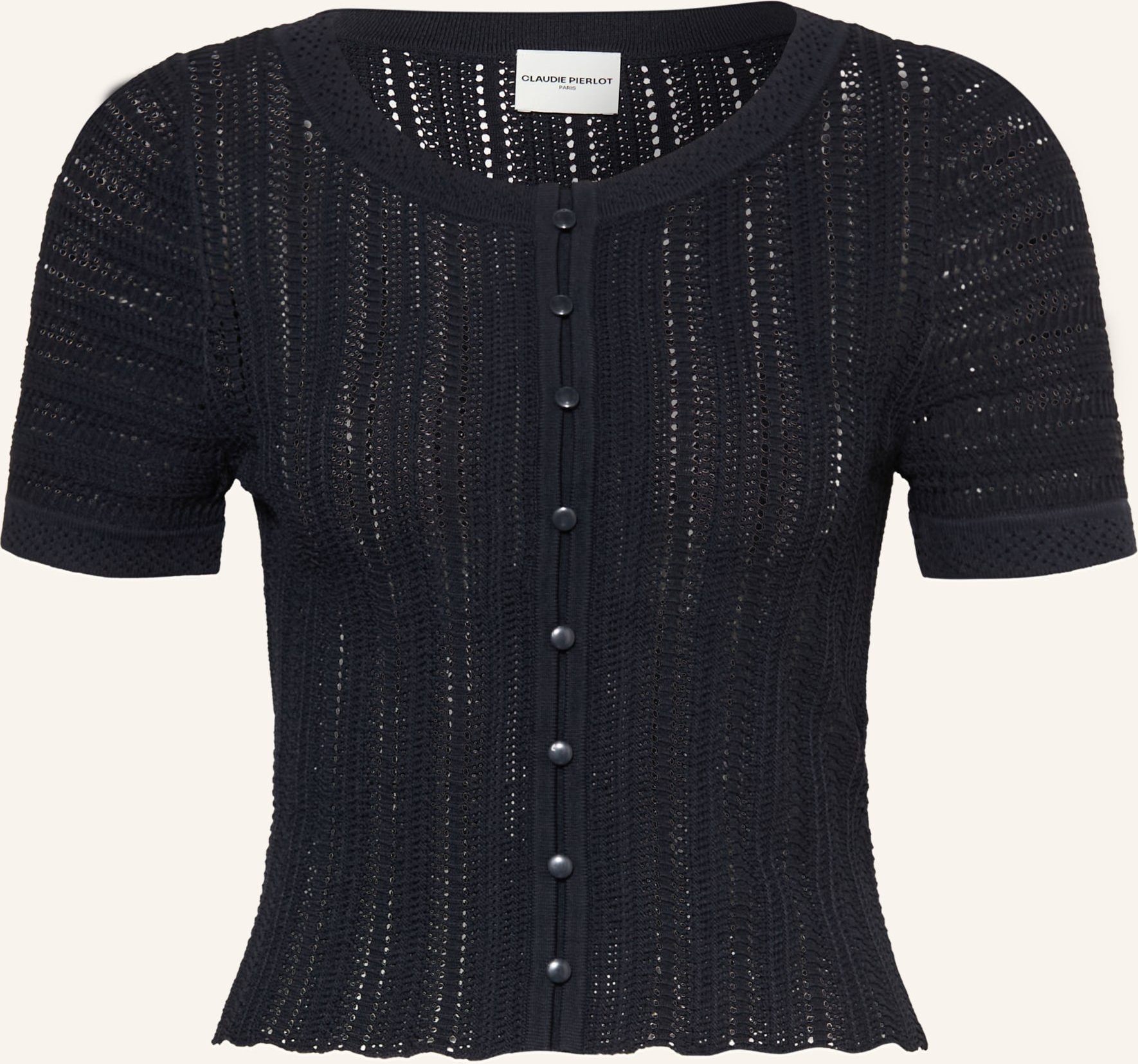 Claudie Pierlot Strickshirt blau