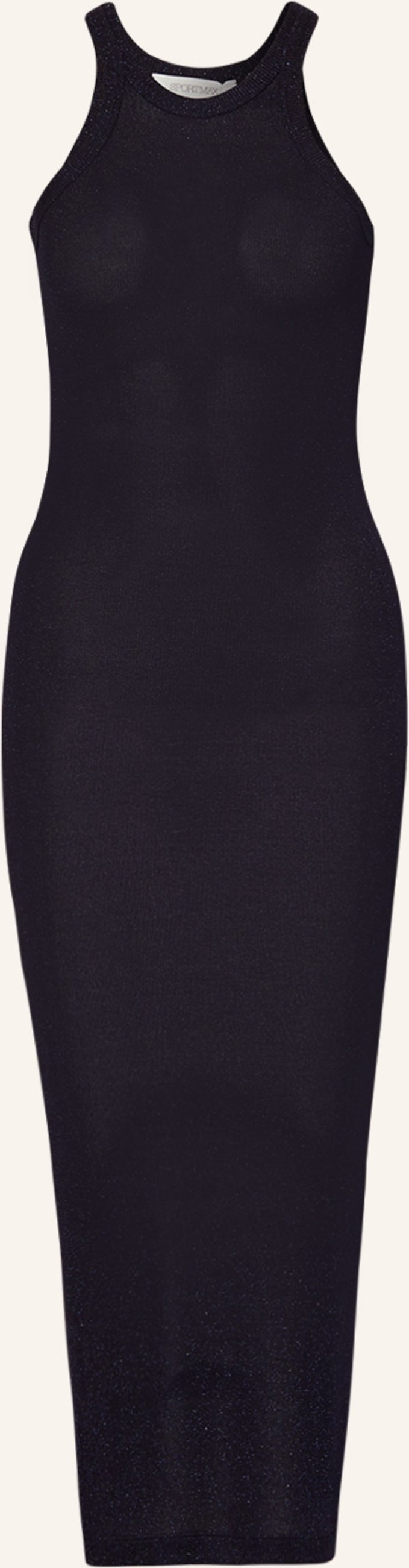 Sportmax Strickkleid Deruta Mit Glitzergarn blau