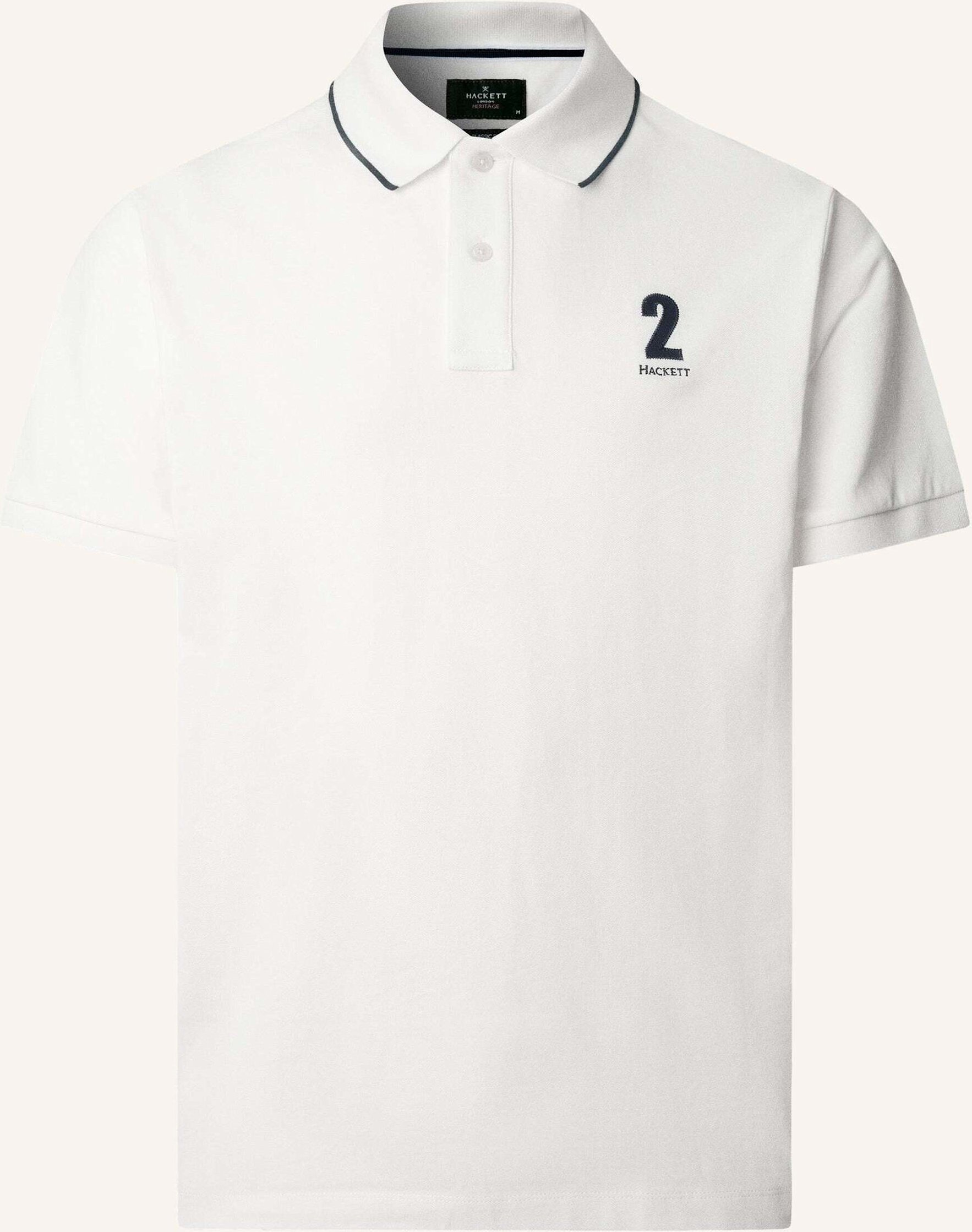 Hackett London Poloshirt Heritage Nbr Polo weiss