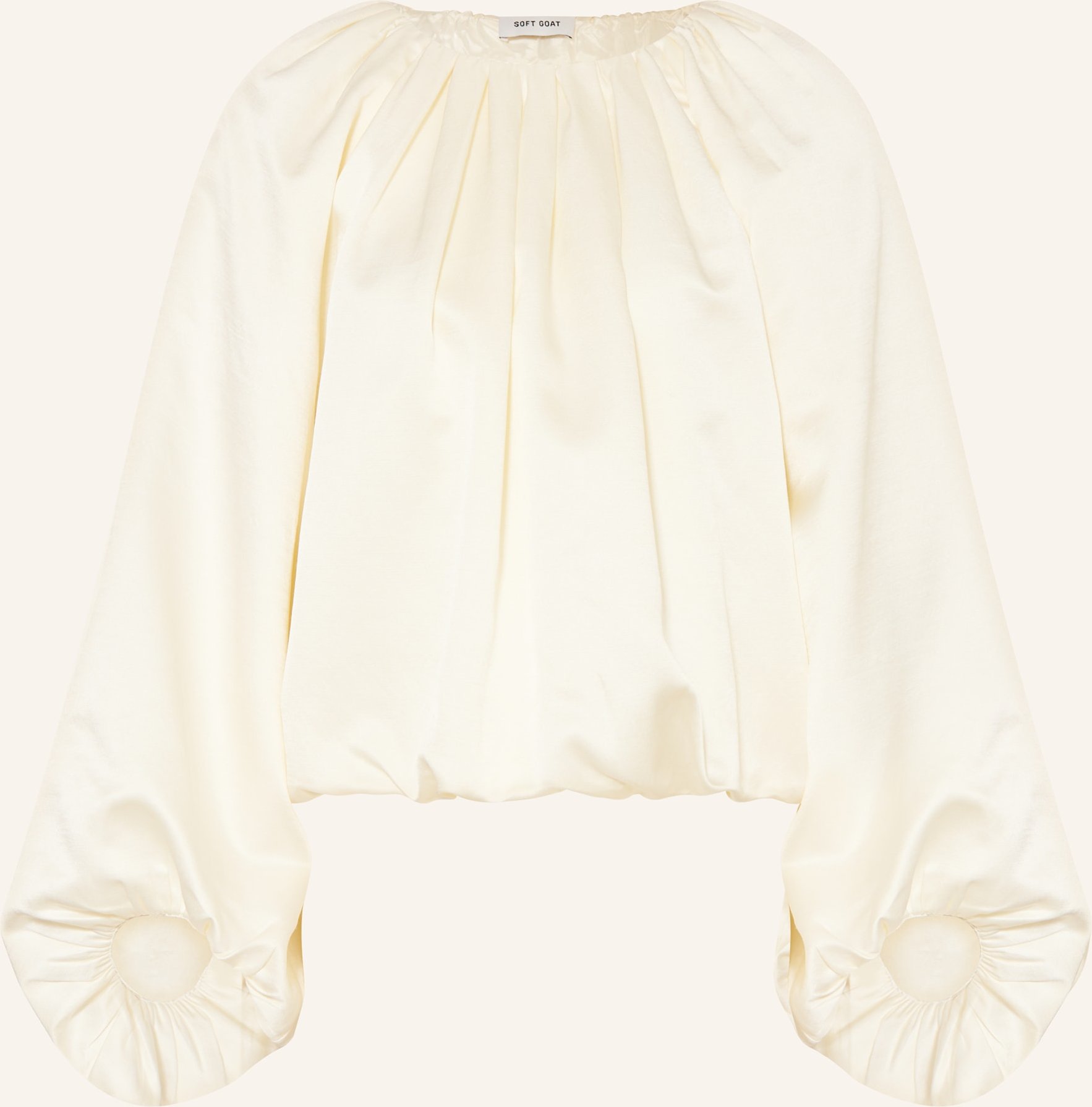 Soft Goat Blusenshirt weiss