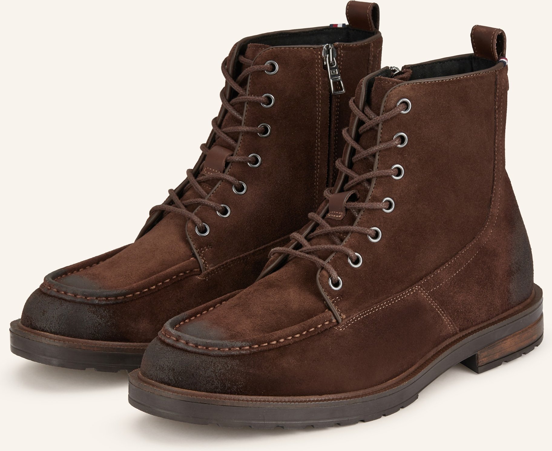 Tommy Hilfiger Schnürboots braun