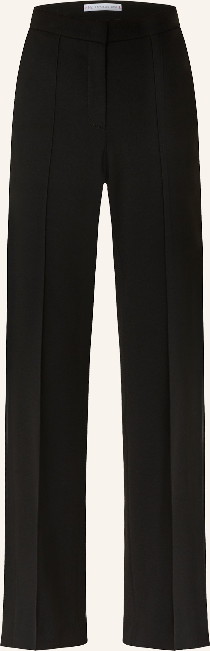 Thumbnail - Raffaello Rossi Bootcut-Hose Doro Aus Jersey schwarz