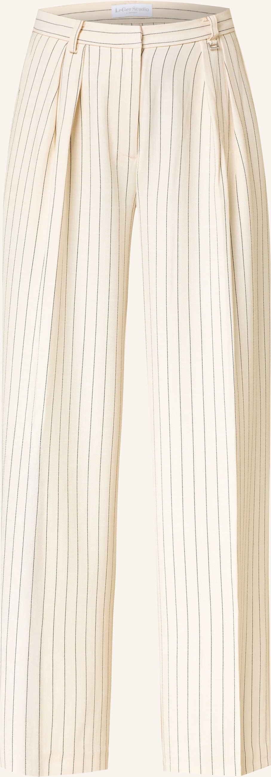 Thumbnail - Leger Studio Marlenehose Elaine weiss