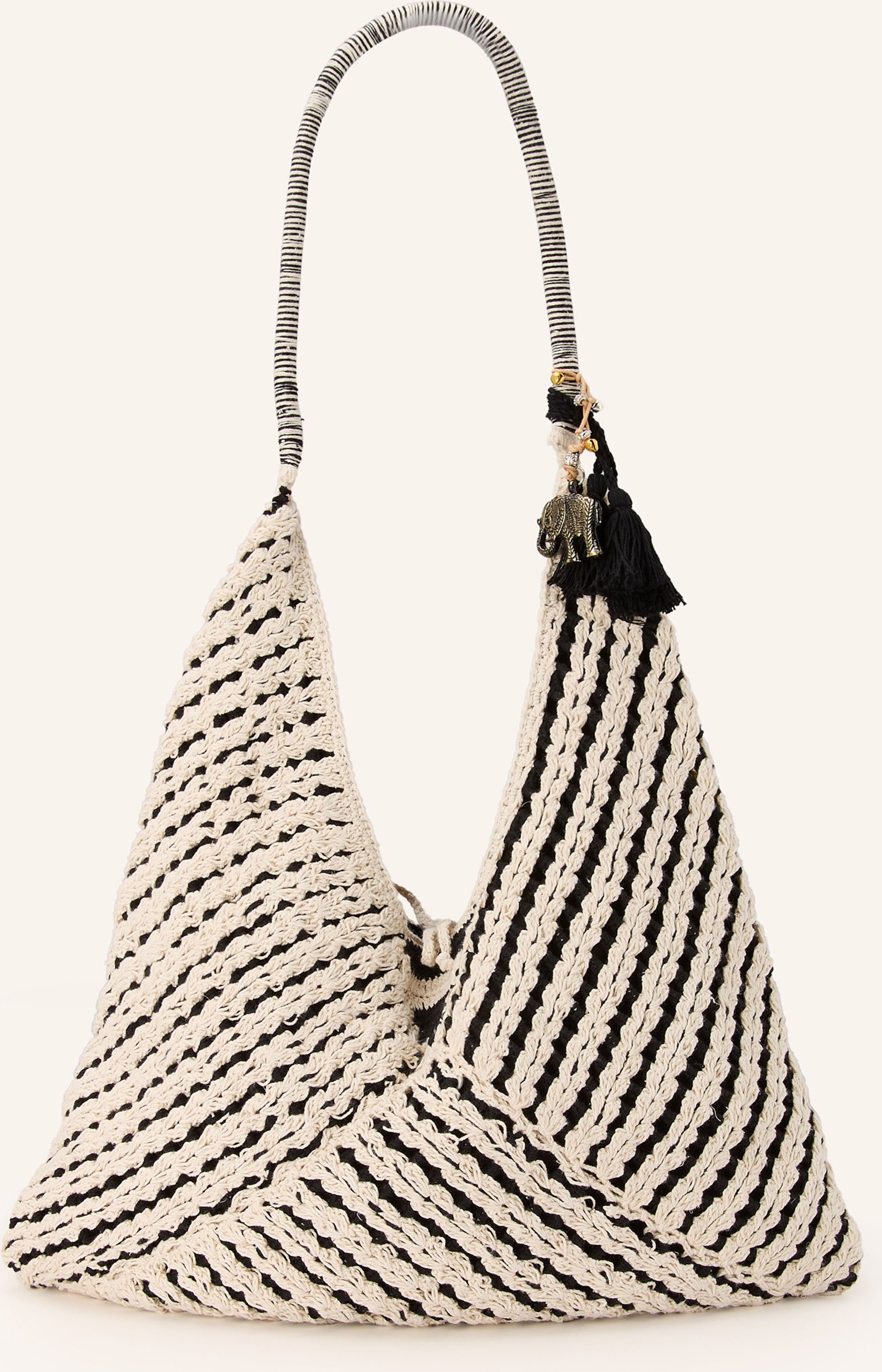 Anokhi Schultertasche schwarz