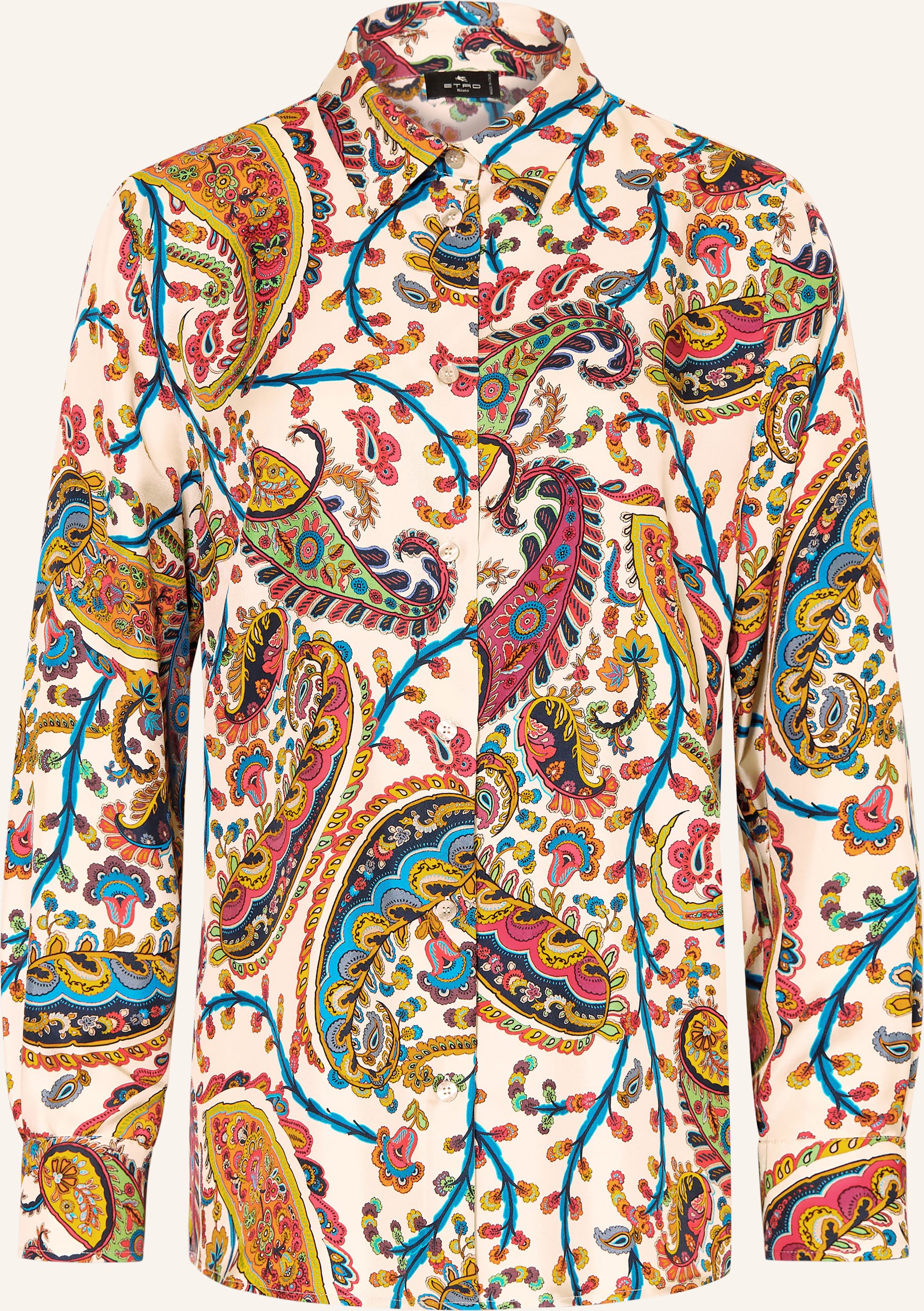 Etro Hemdbluse Aus Seide rot