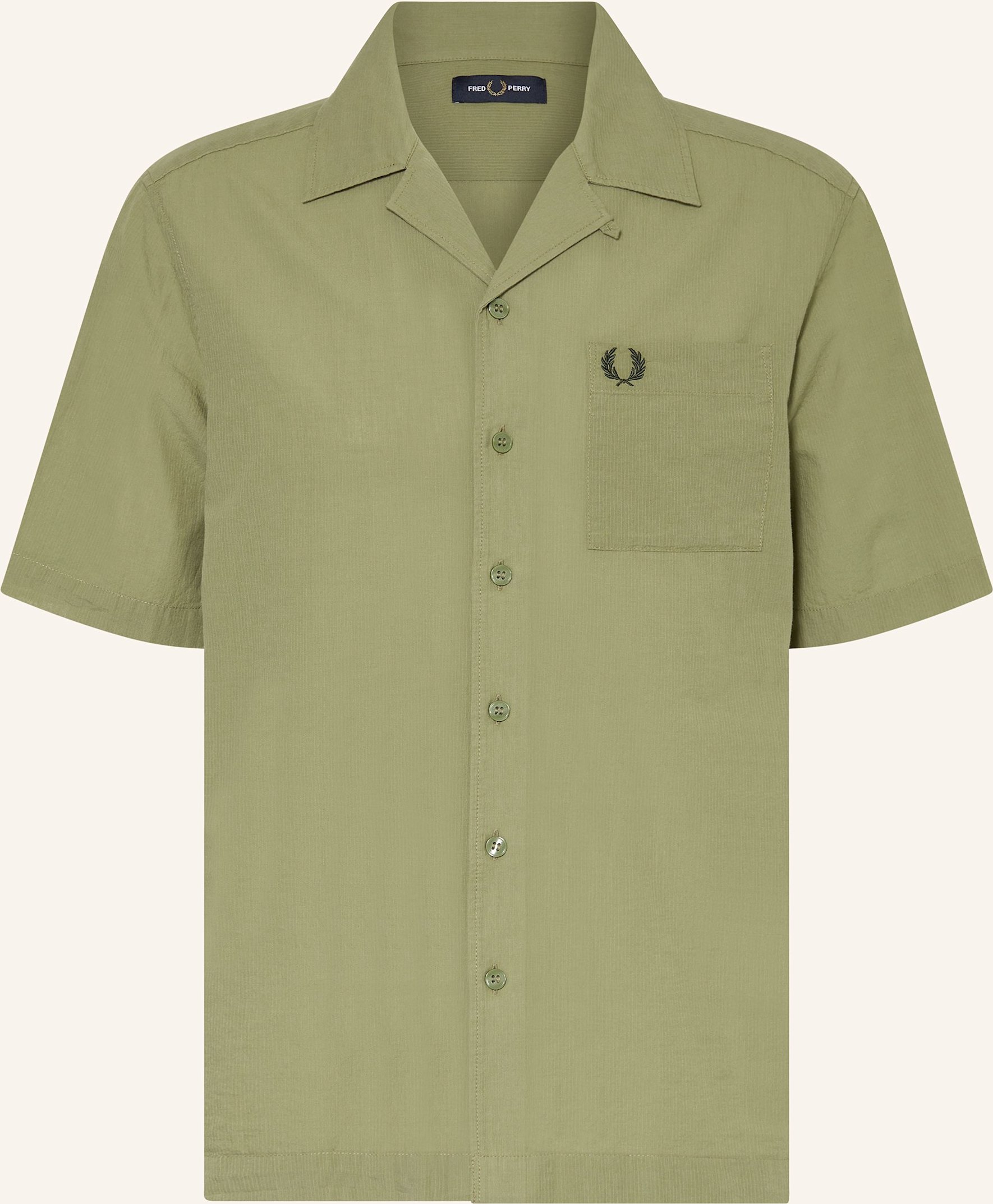 Fred Perry Resorthemd Comfort Fit gruen