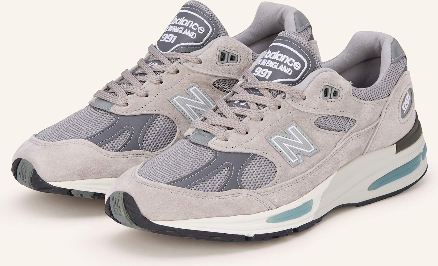 Thumbnail - New Balance Sneaker Made In Uk 991V2 grau