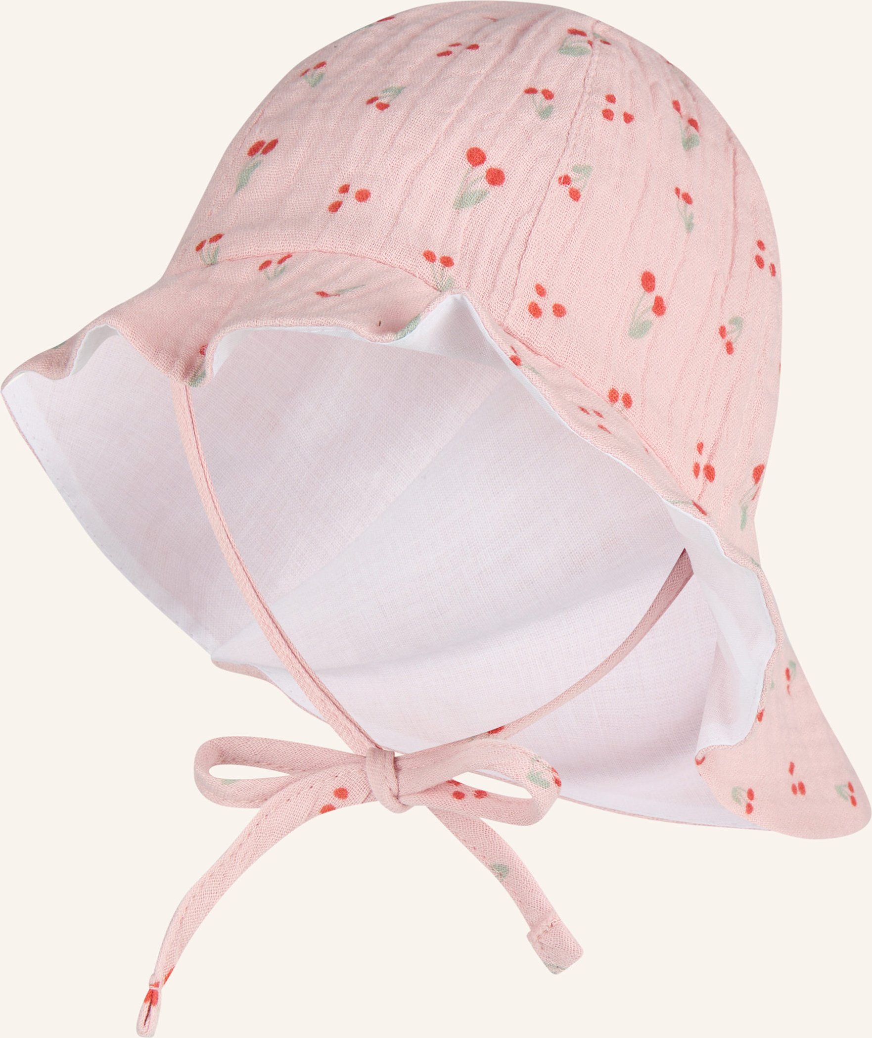 Sterntaler Sonnenhut Kirschen pink