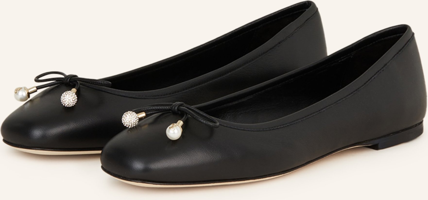 Jimmy Choo Ballerinas Elme Flat schwarz