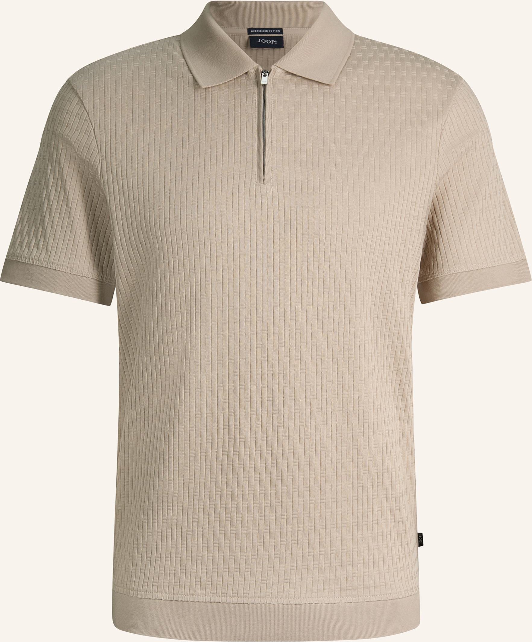 Thumbnail - Joop! Zip-Poloshirt Regular Fit beige