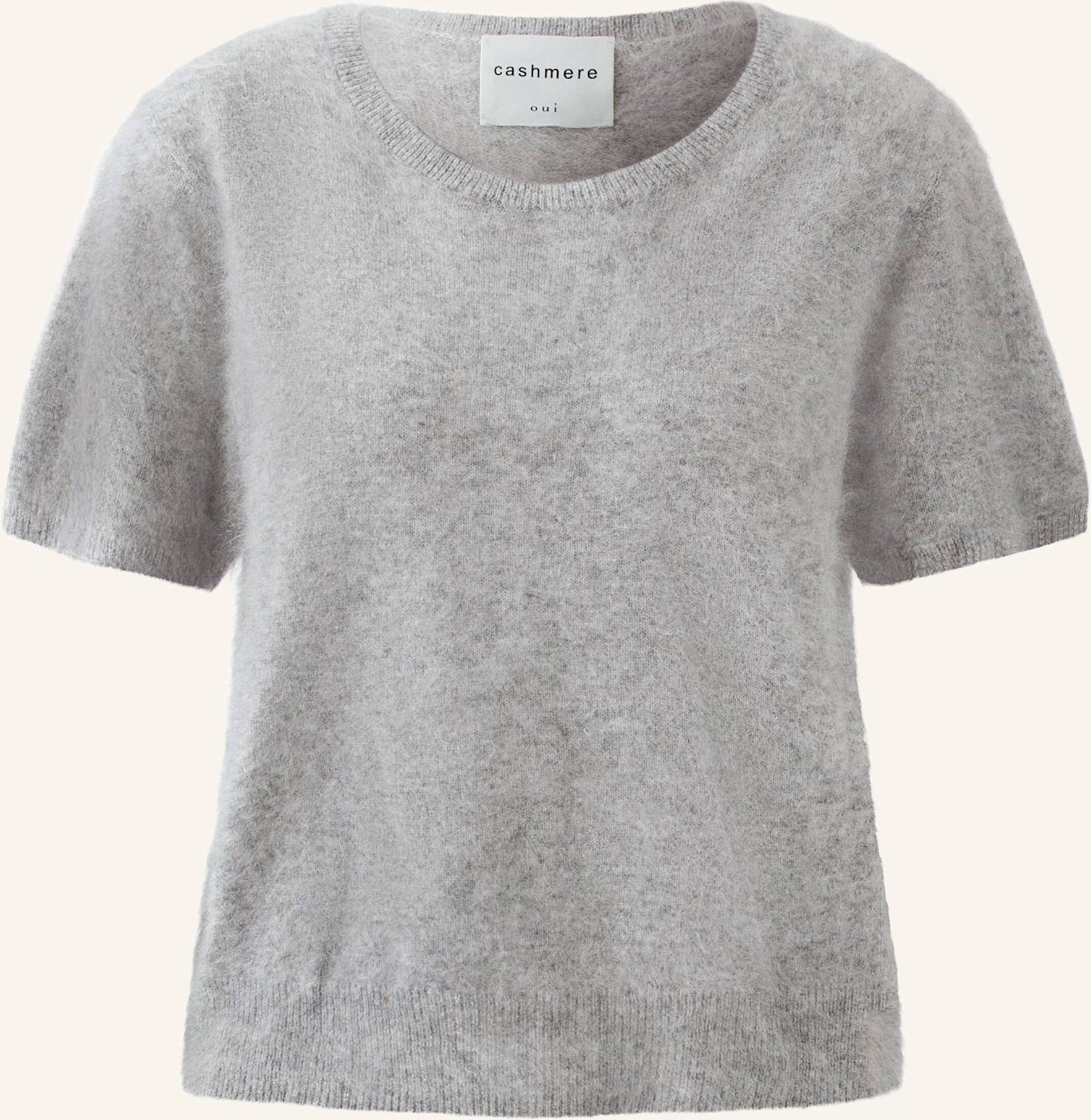 Oui Cashmere-Pullover grau