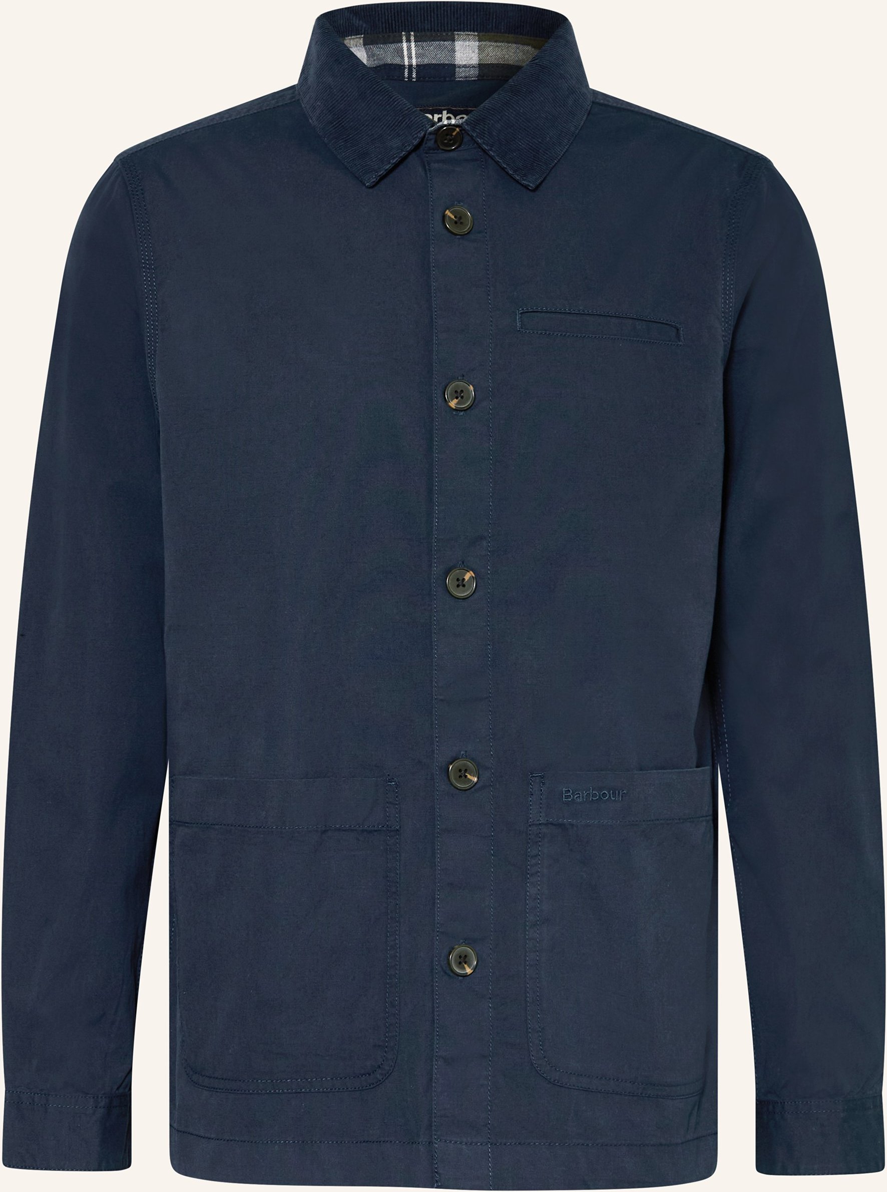 Barbour Overshirt Cole blau