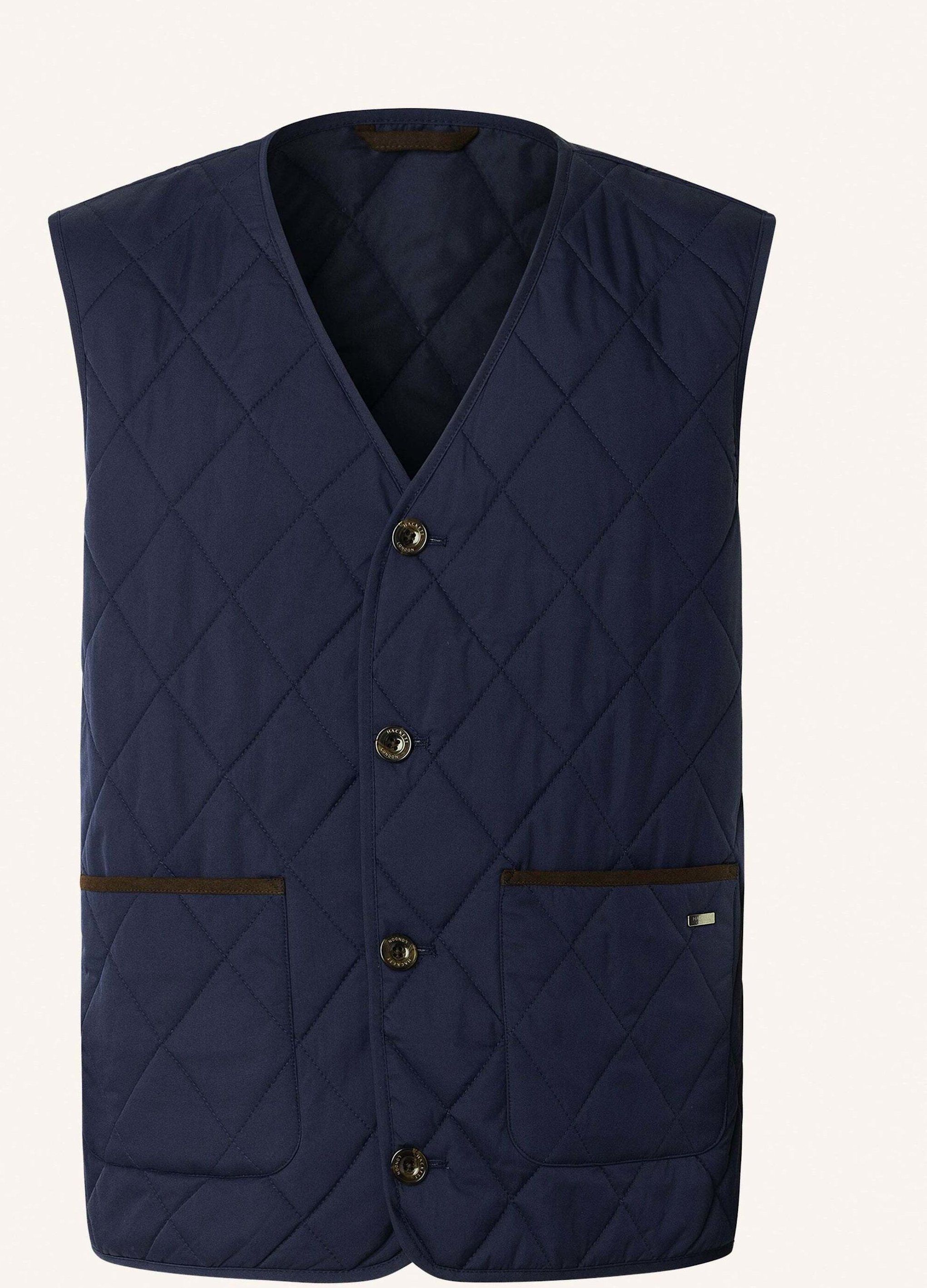 Hackett London Gilet Paddock Vest blau
