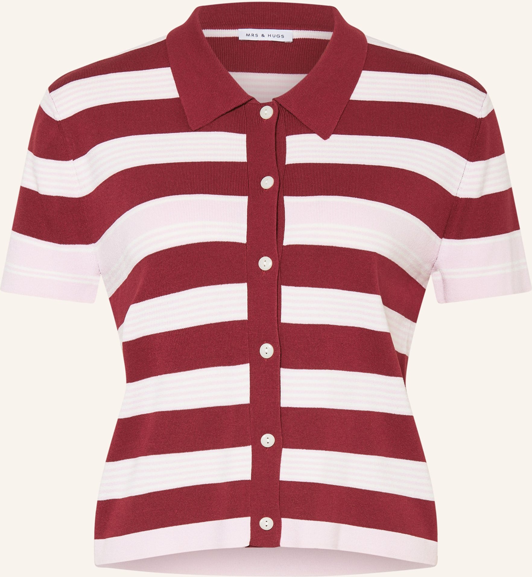 Mrs & Hugs Strickjacke rot