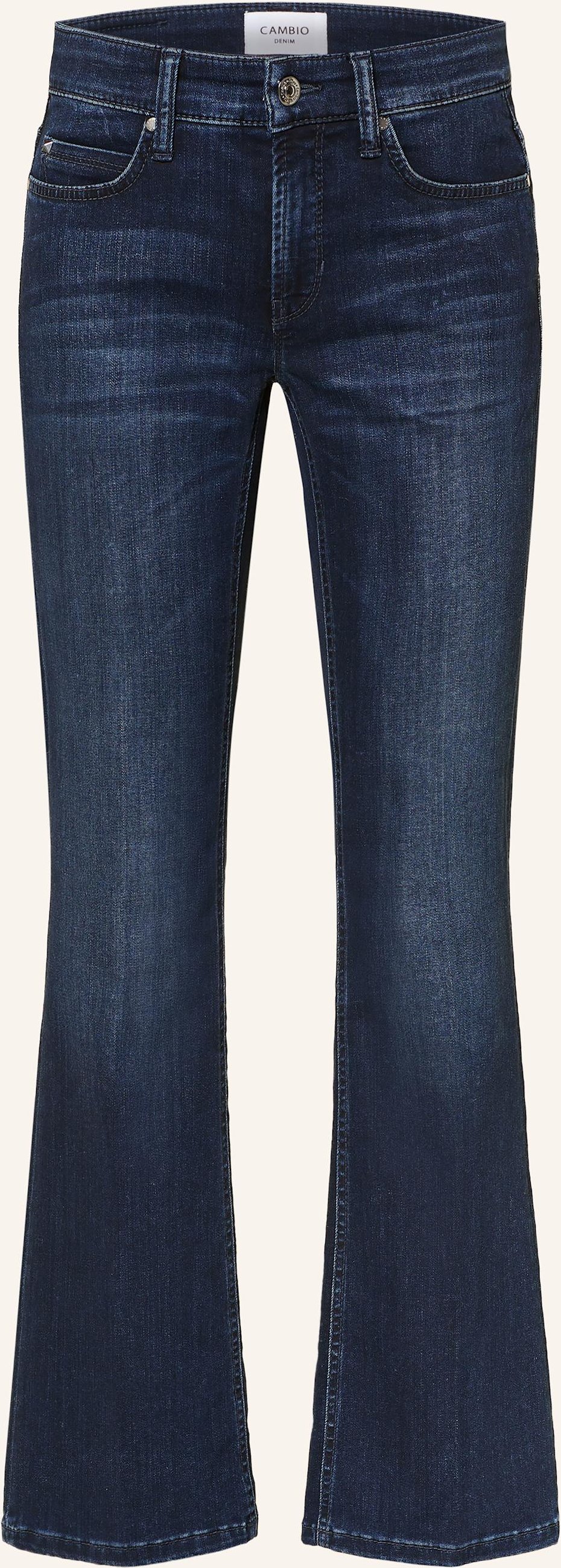 Cambio Flared Jeans Paris blau
