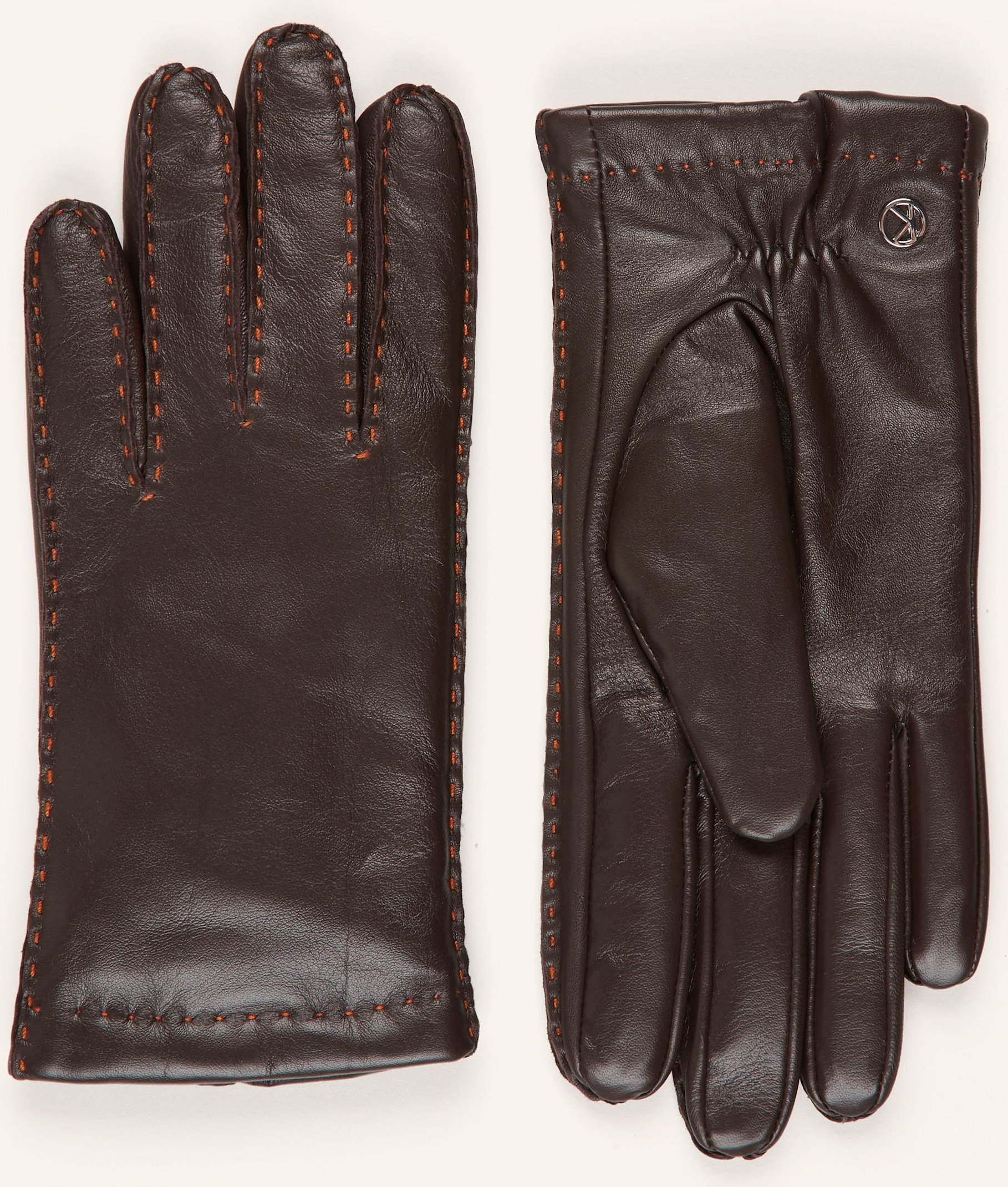 Kessler Lederhandschuh Millie Mit Touchscreen-Funktion braun