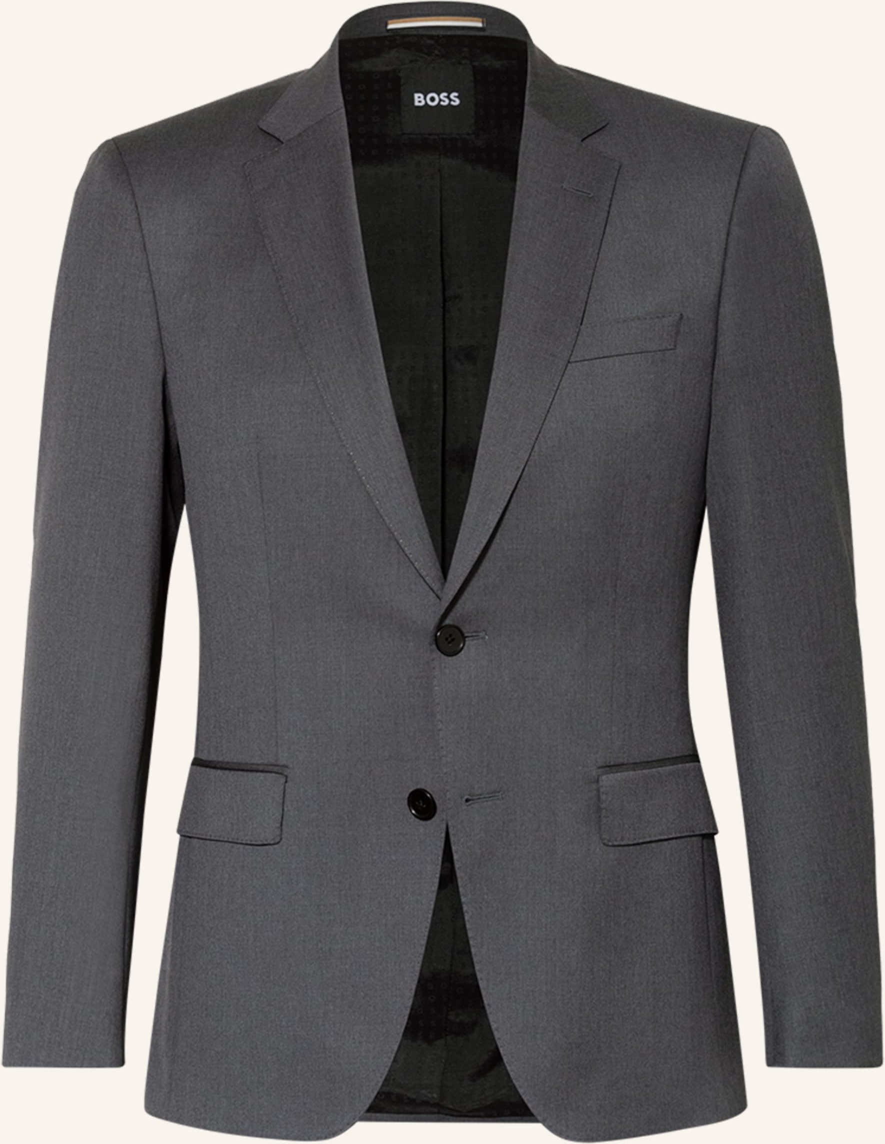 Boss Anzugsakko Huge Slim Fit grau