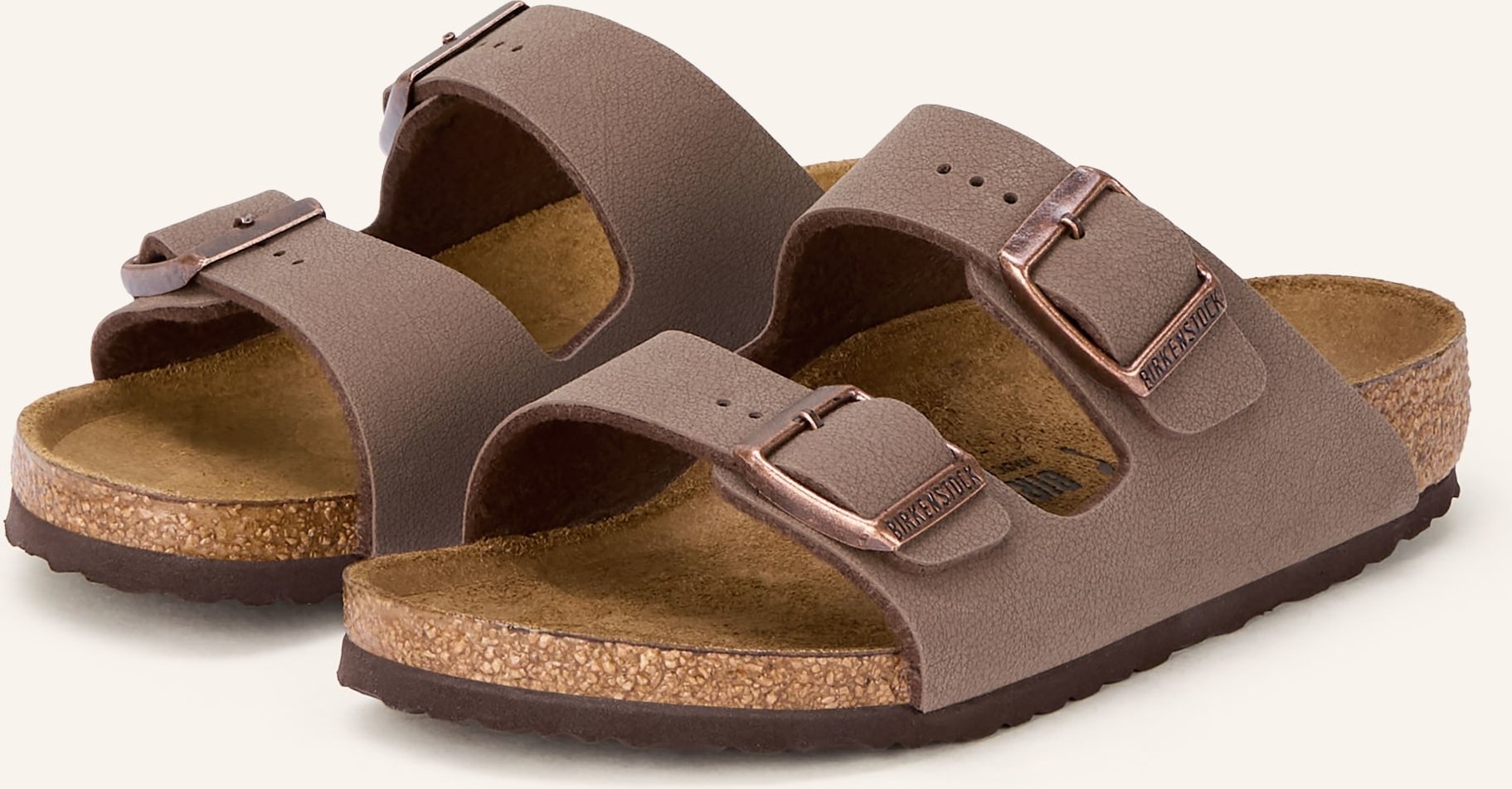Thumbnail - Birkenstock Pantoletten Arizona braun