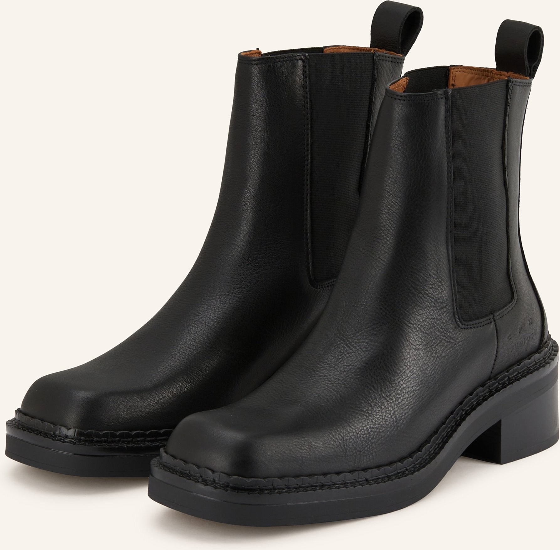 Copenhagen Studios Chelsea-Boots cph626 schwarz