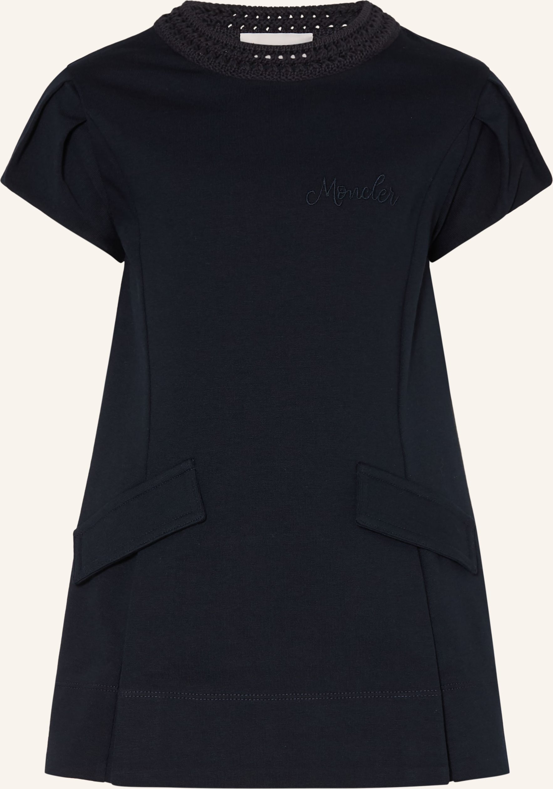 Moncler Enfant Jerseykleid blau