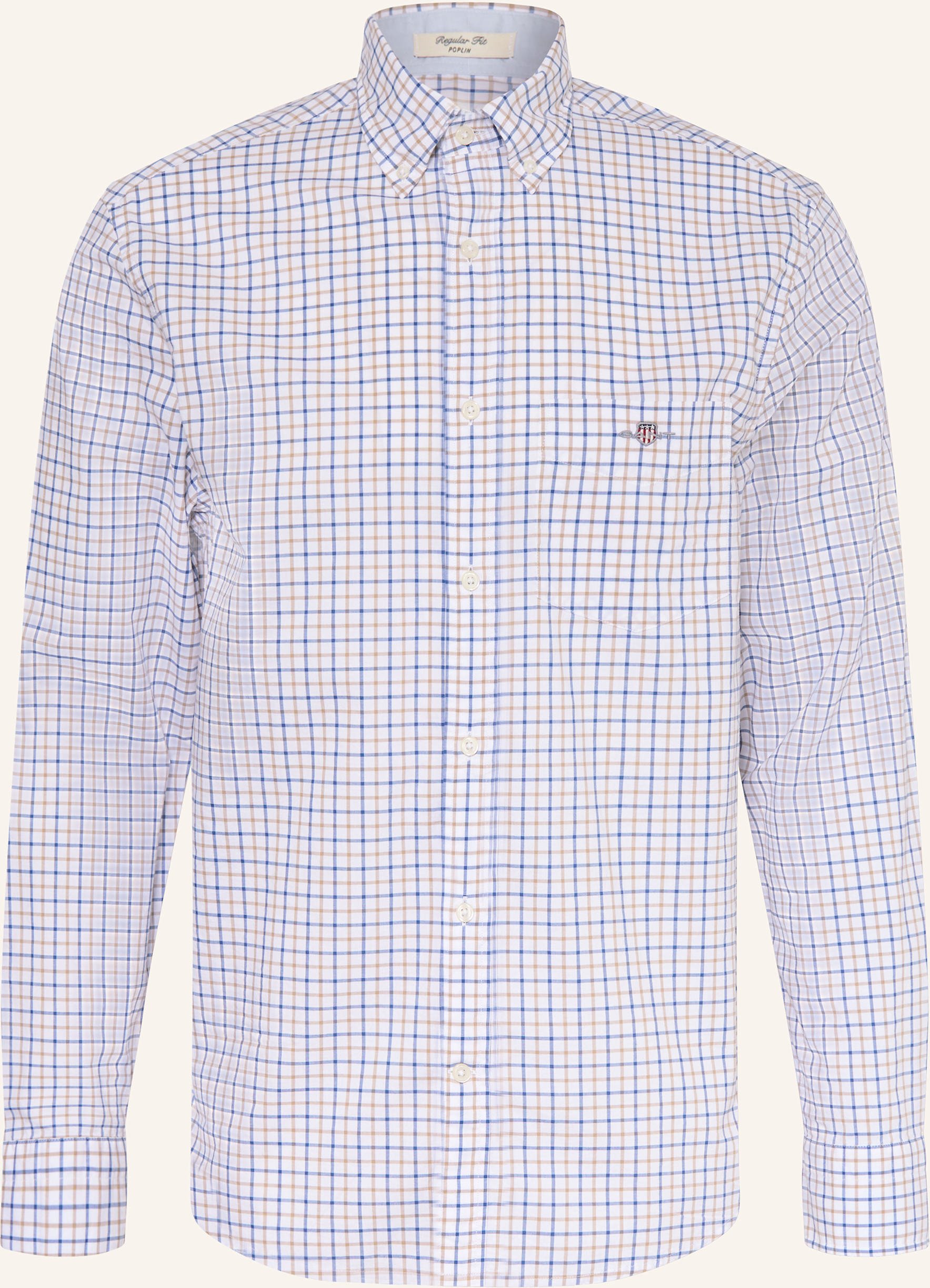 Thumbnail - Gant Hemd Regular Fit grau