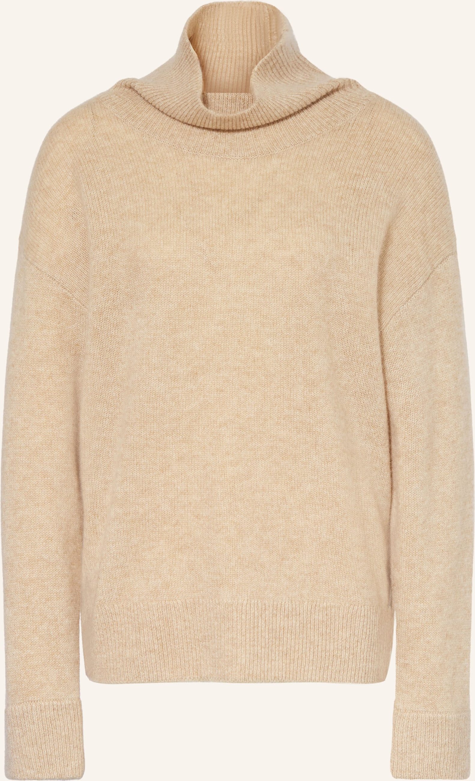 Ladneri Rollkragenpullover Jardin Soleil Aus Cashmere beige