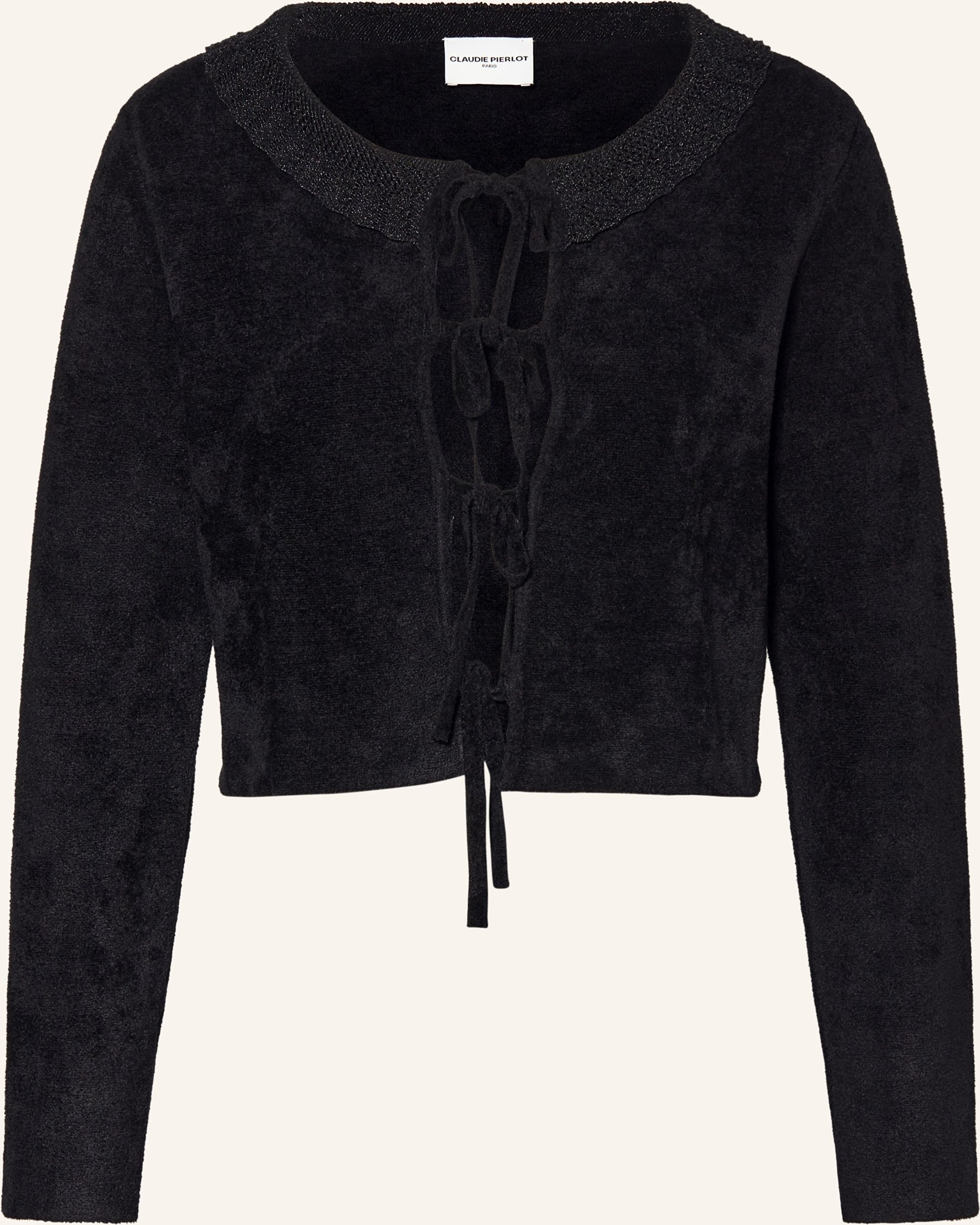 Claudie Pierlot Strickjacke schwarz