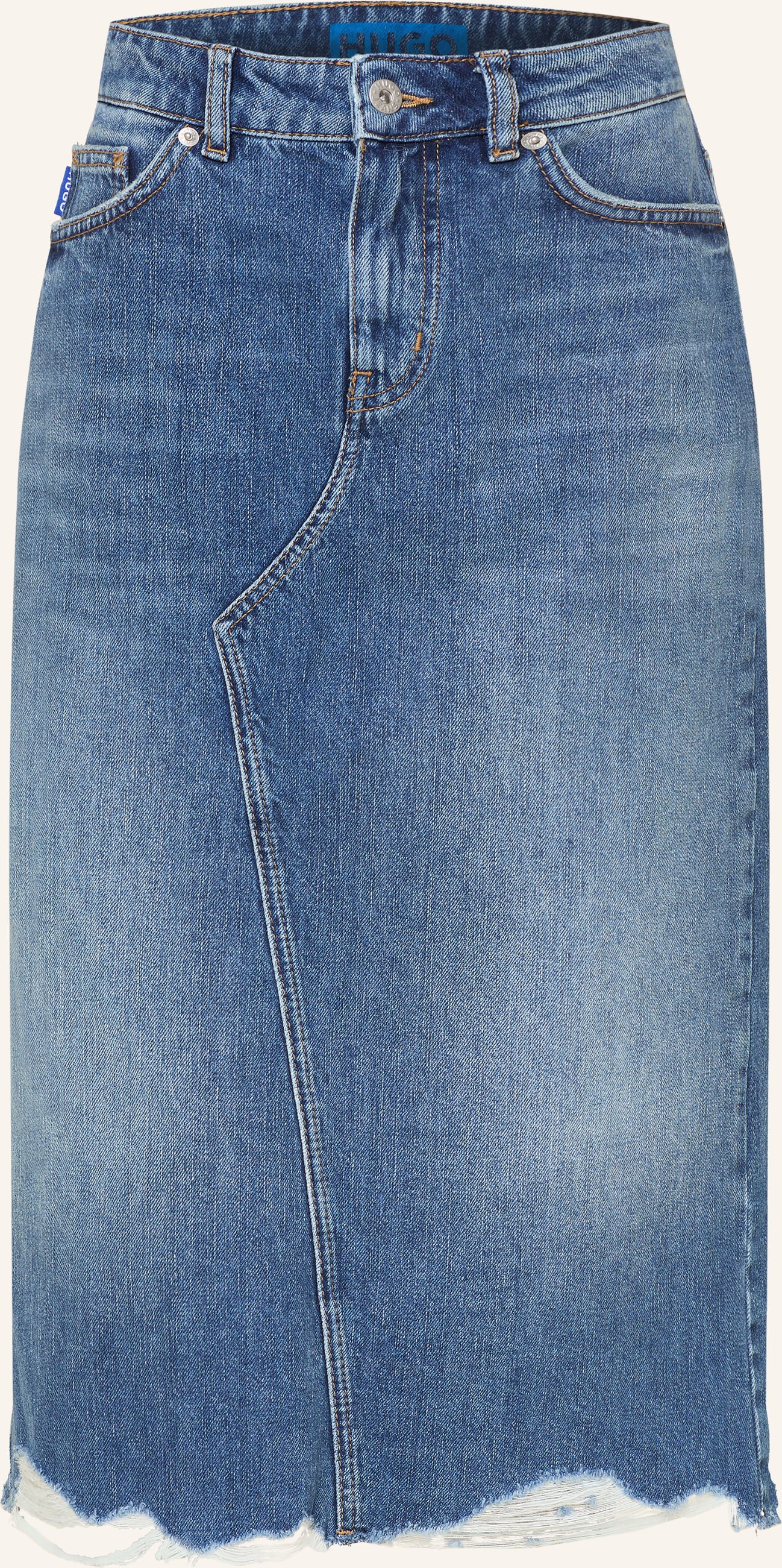 Hugo Jeansrock Gadele blau