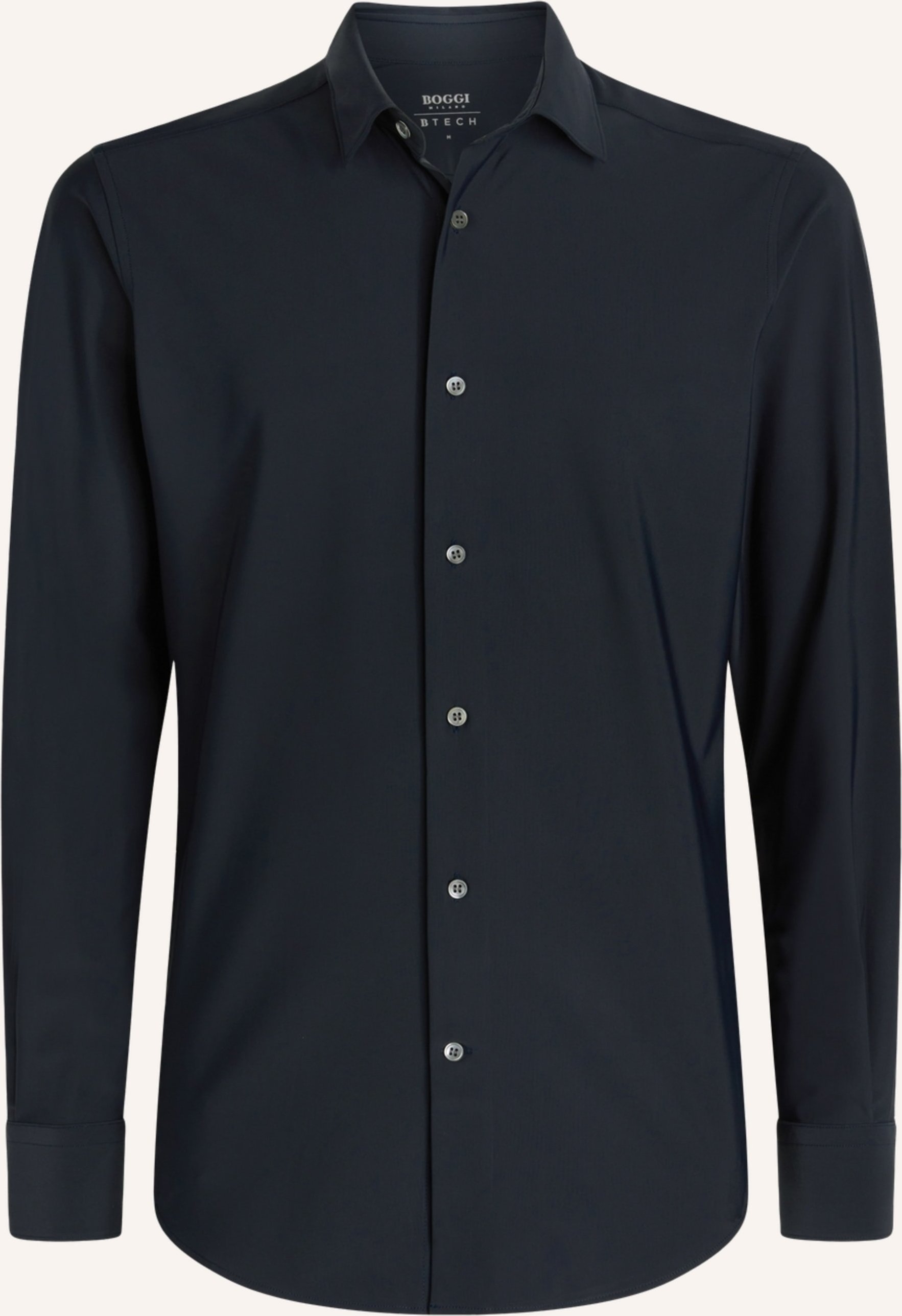 Boggi Milano Hemd Slim Fit blau