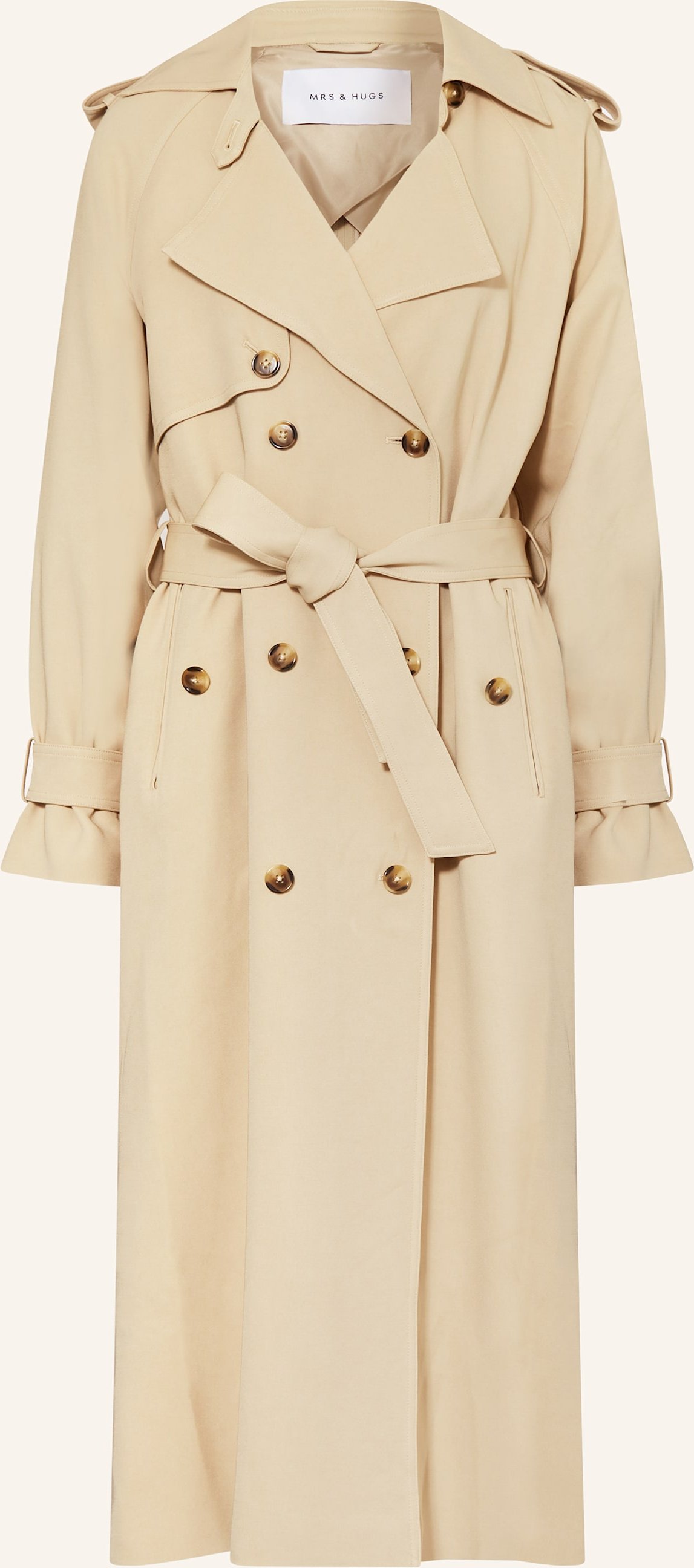 Mrs & Hugs Trenchcoat beige