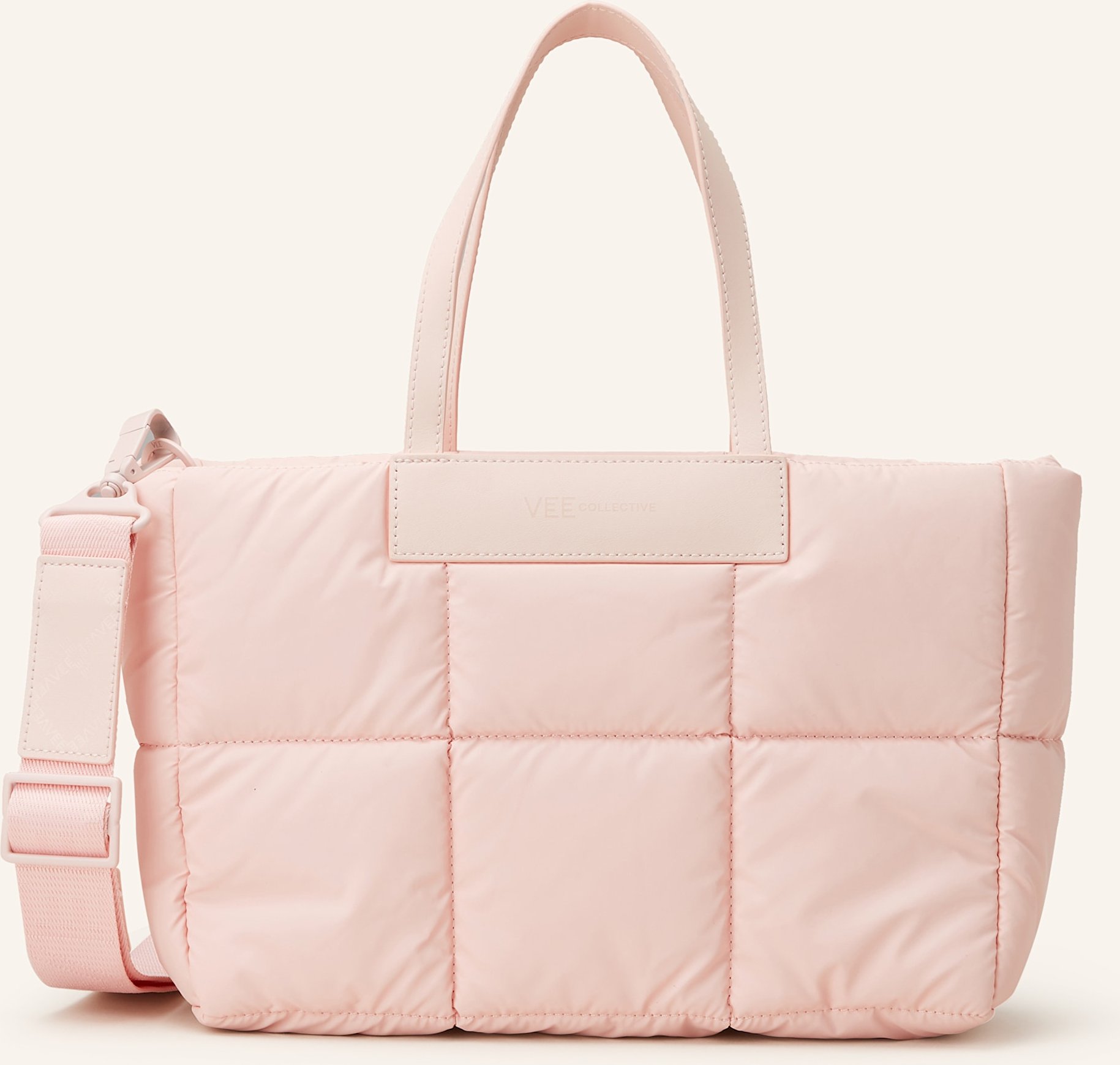 Vee Collective Handtasche Porter Marché Small Mit Pouch rosa