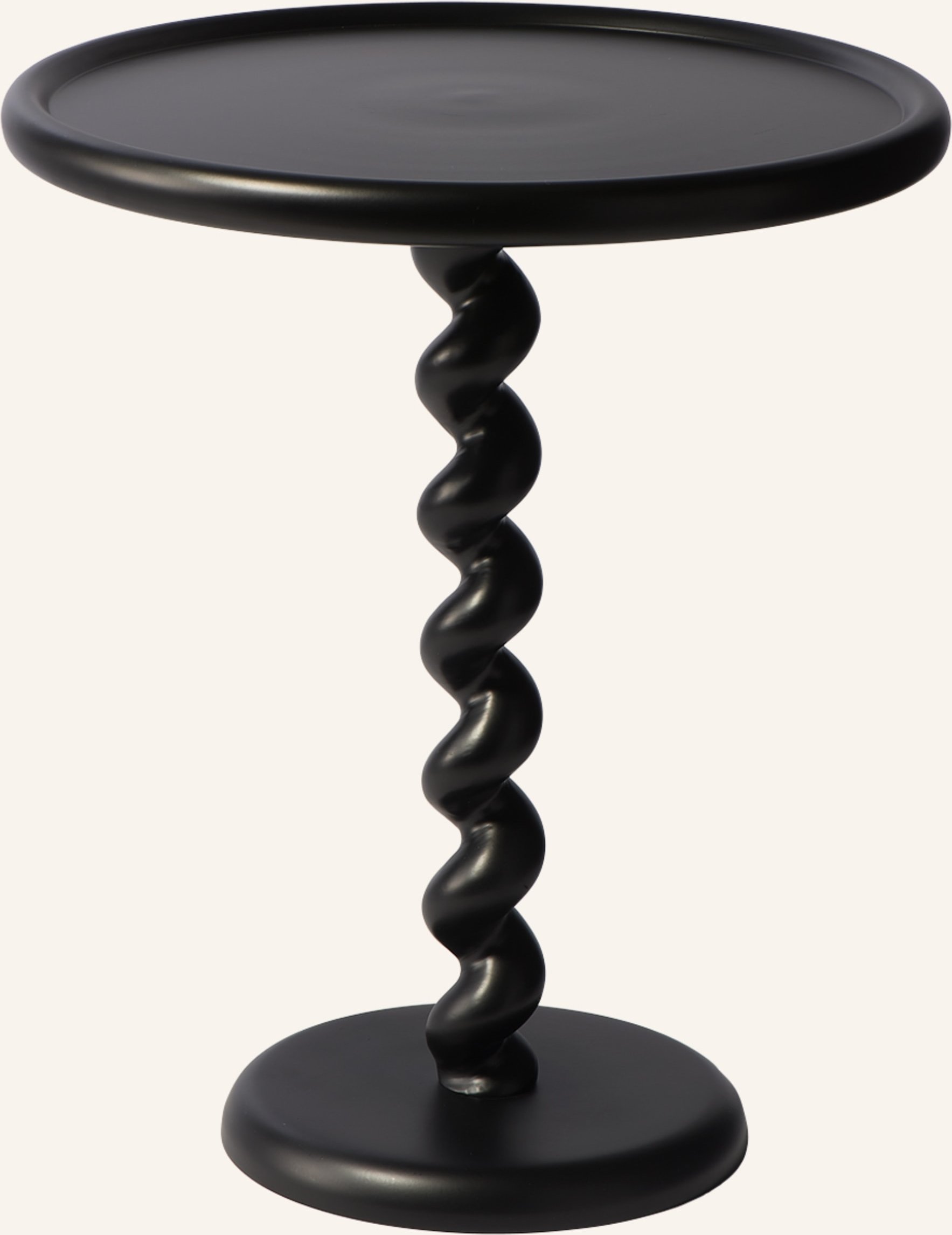 Polspotten Beistelltisch Twister schwarz