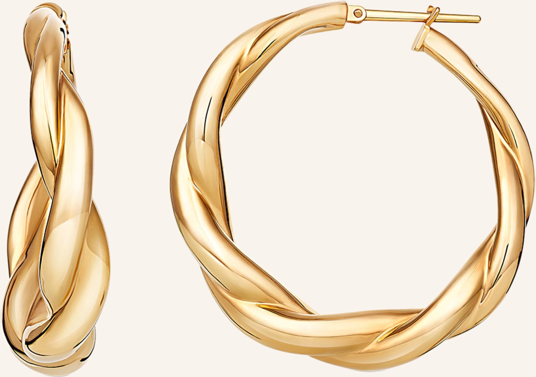 Wempe Fine Jewelry Creole Twist gold