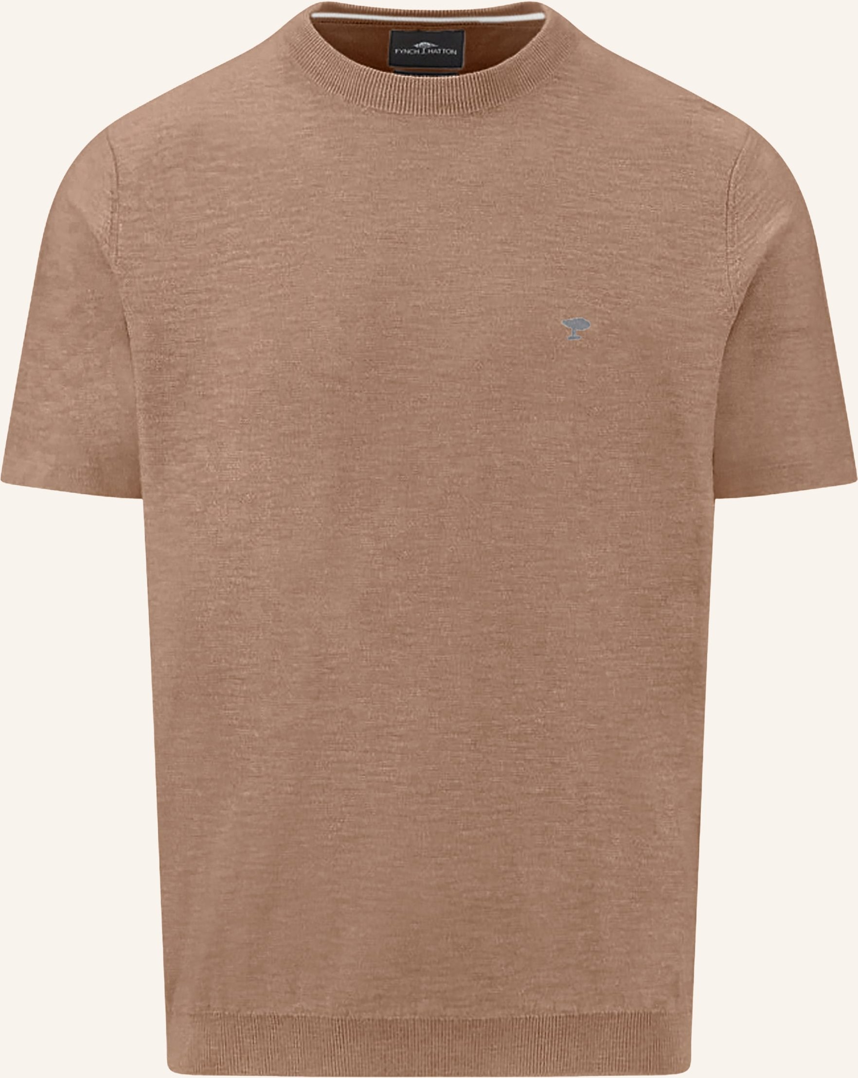 Fynch-Hatton Strickshirt braun