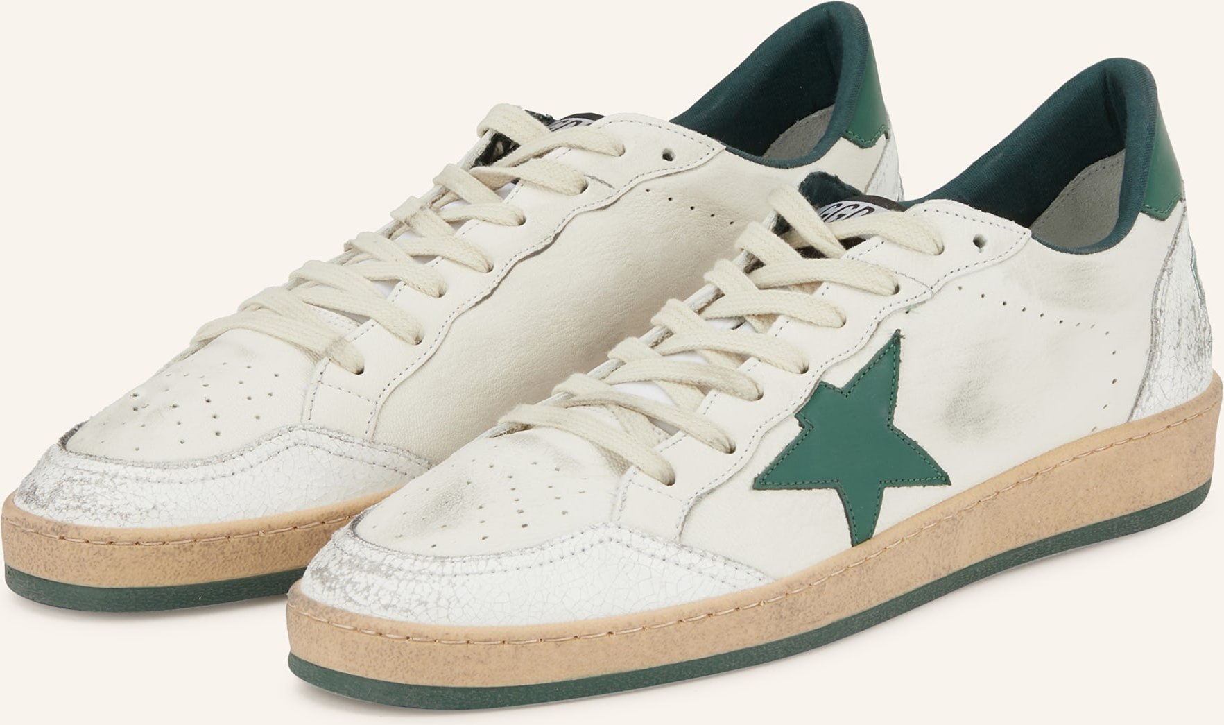 Golden Goose Sneaker Ball Star weiss