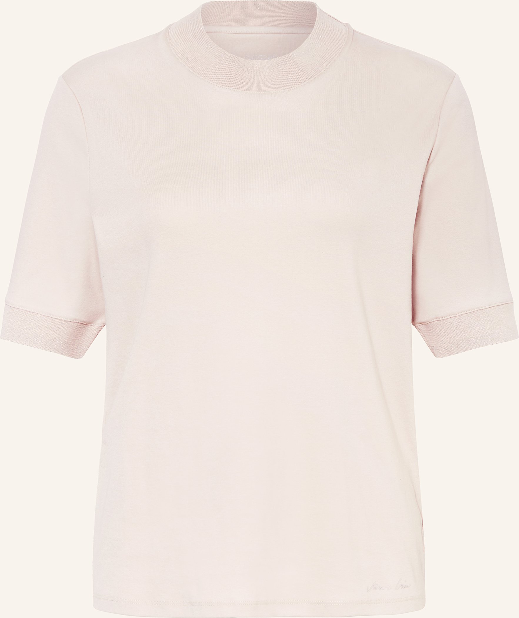 Marc Cain T-Shirt Mit Glitzergarn beige