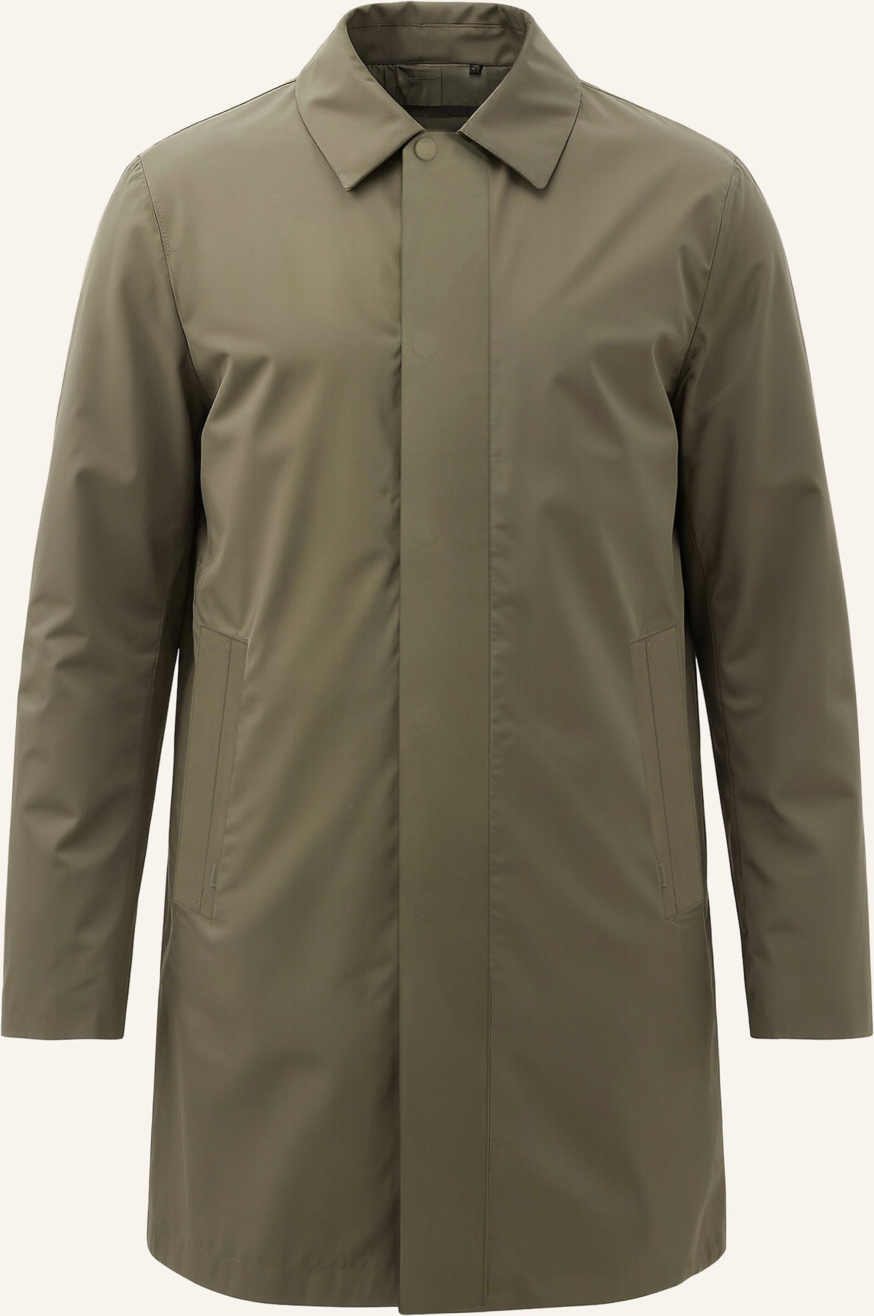 Boss Klassischer Mantel P-Jared-Pad-gore254f Regular Fit braun