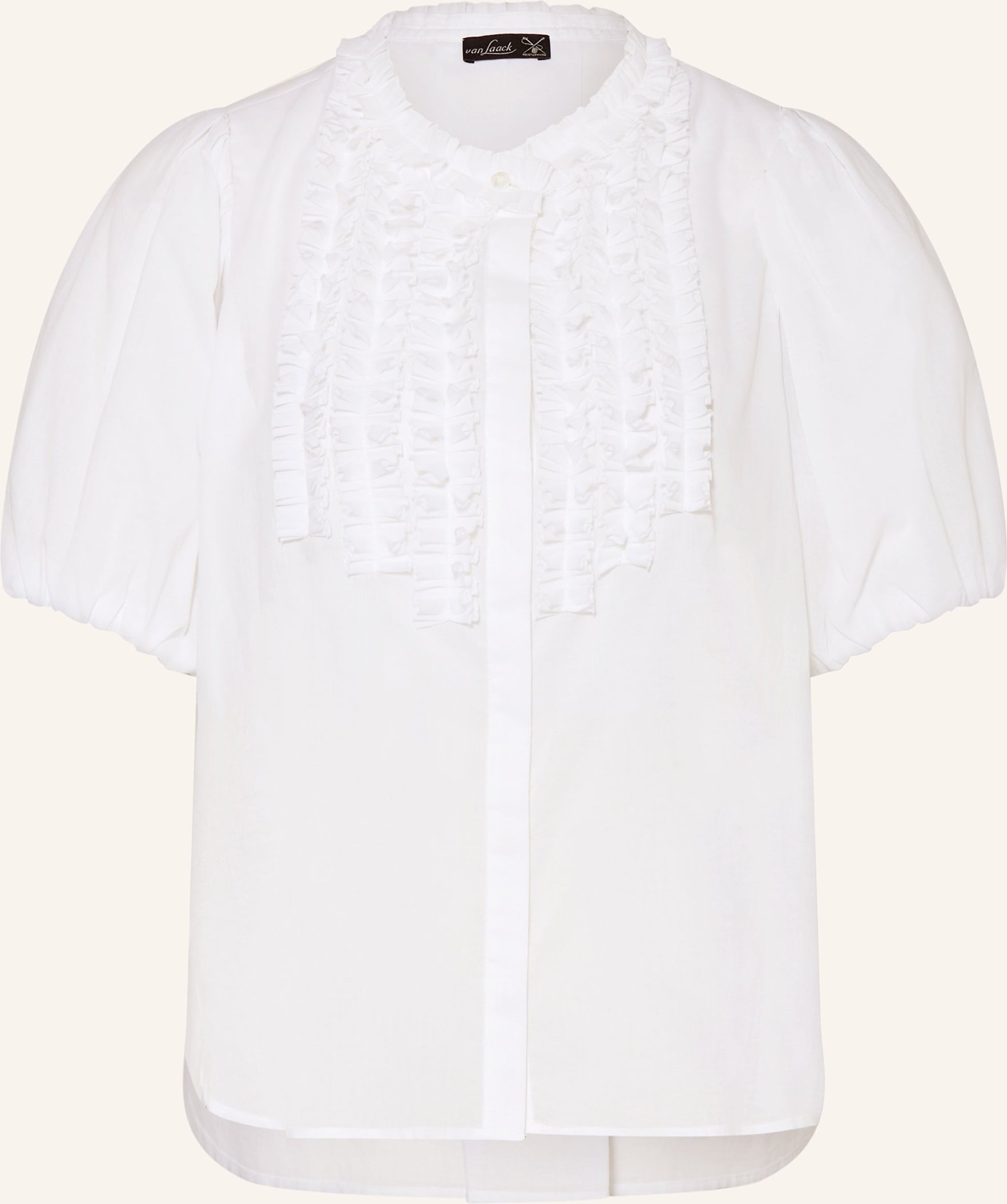 Van Laack Bluse Vl-Teona-Xx Mit Rüschen weiss