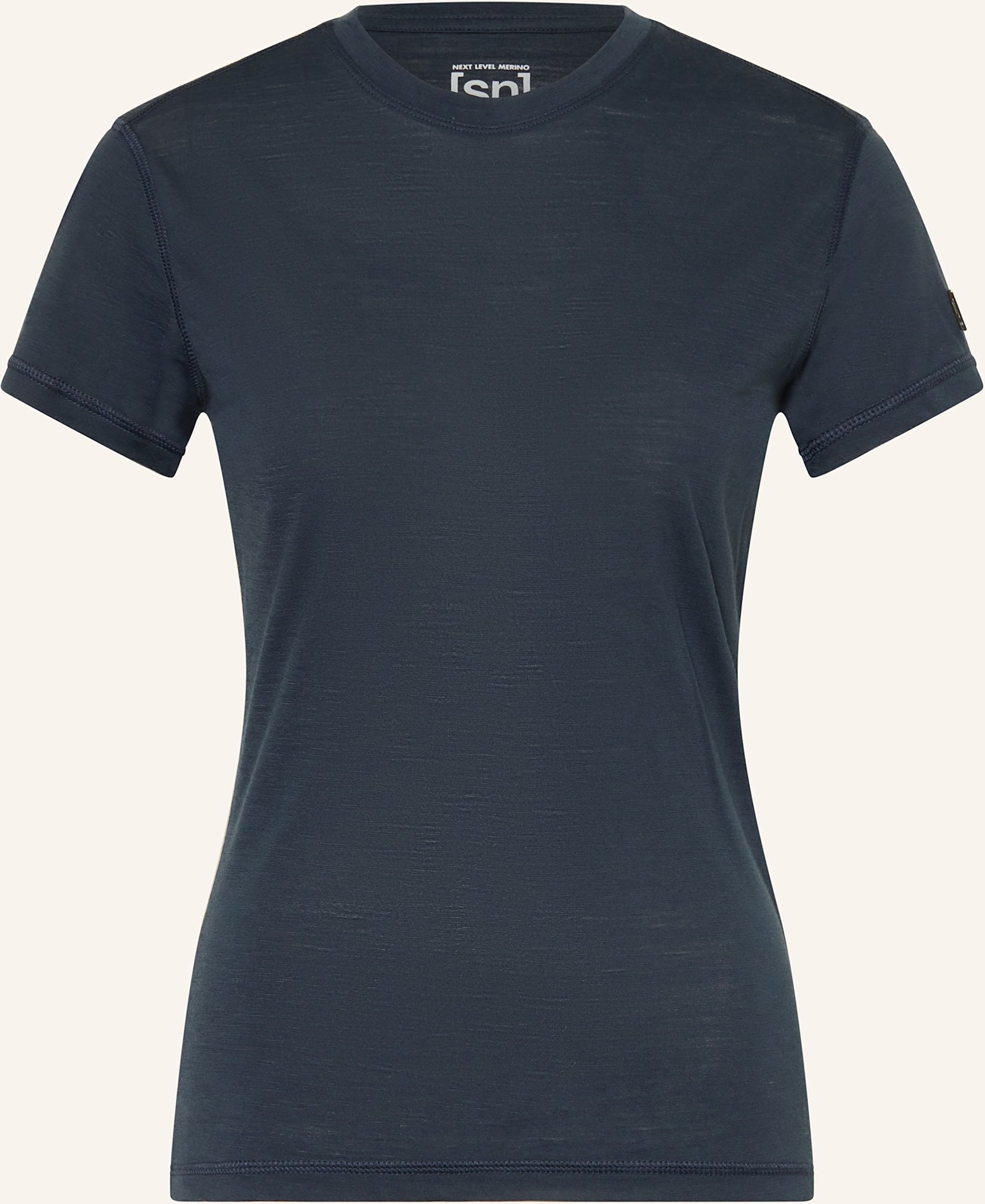 Super.Natural Funktionswäsche-Shirt sierra140 Mit Merinowolle blau