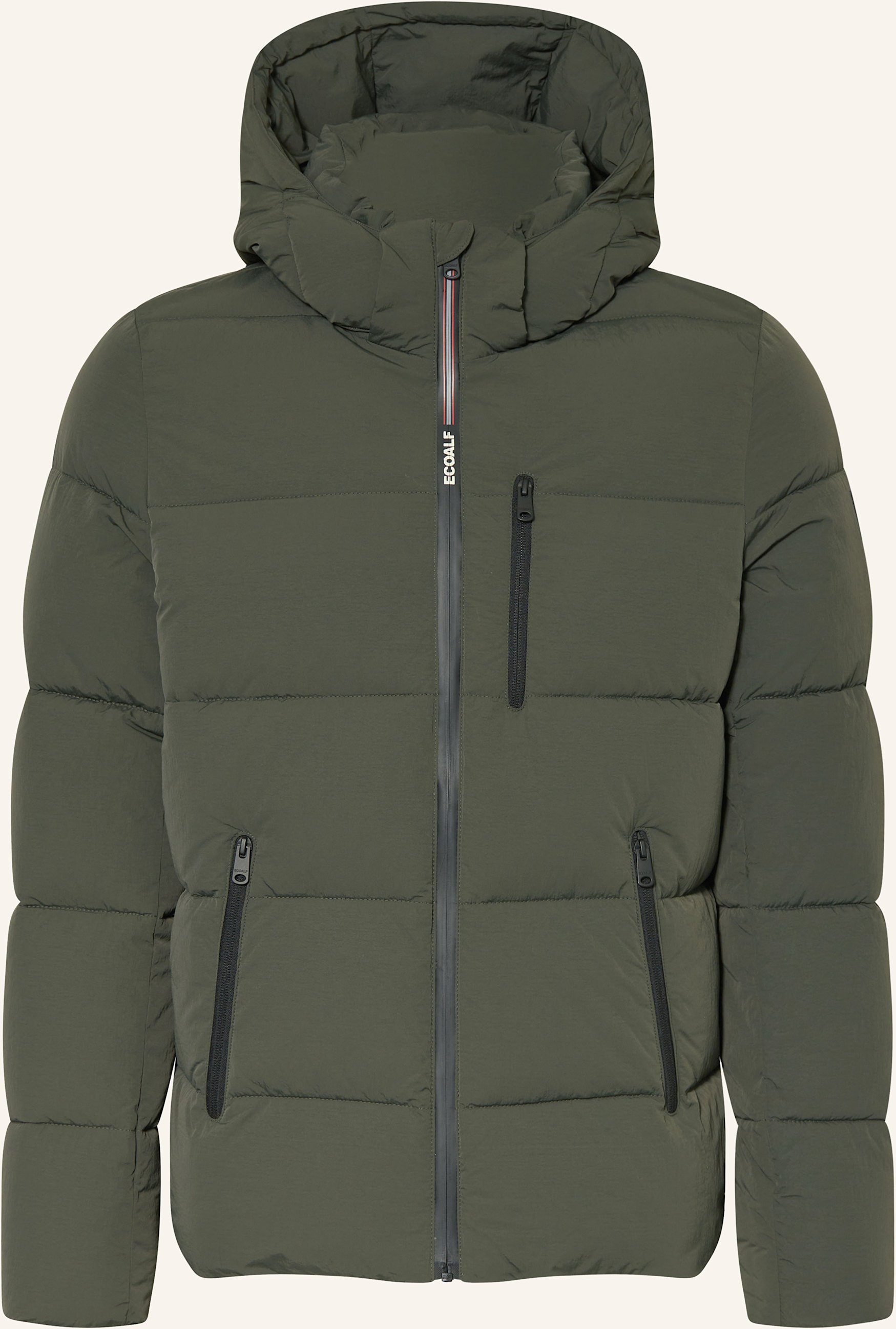 Thumbnail - Ecoalf Steppjacke Bazon Mit Abnehmbarer Kapuze gruen
