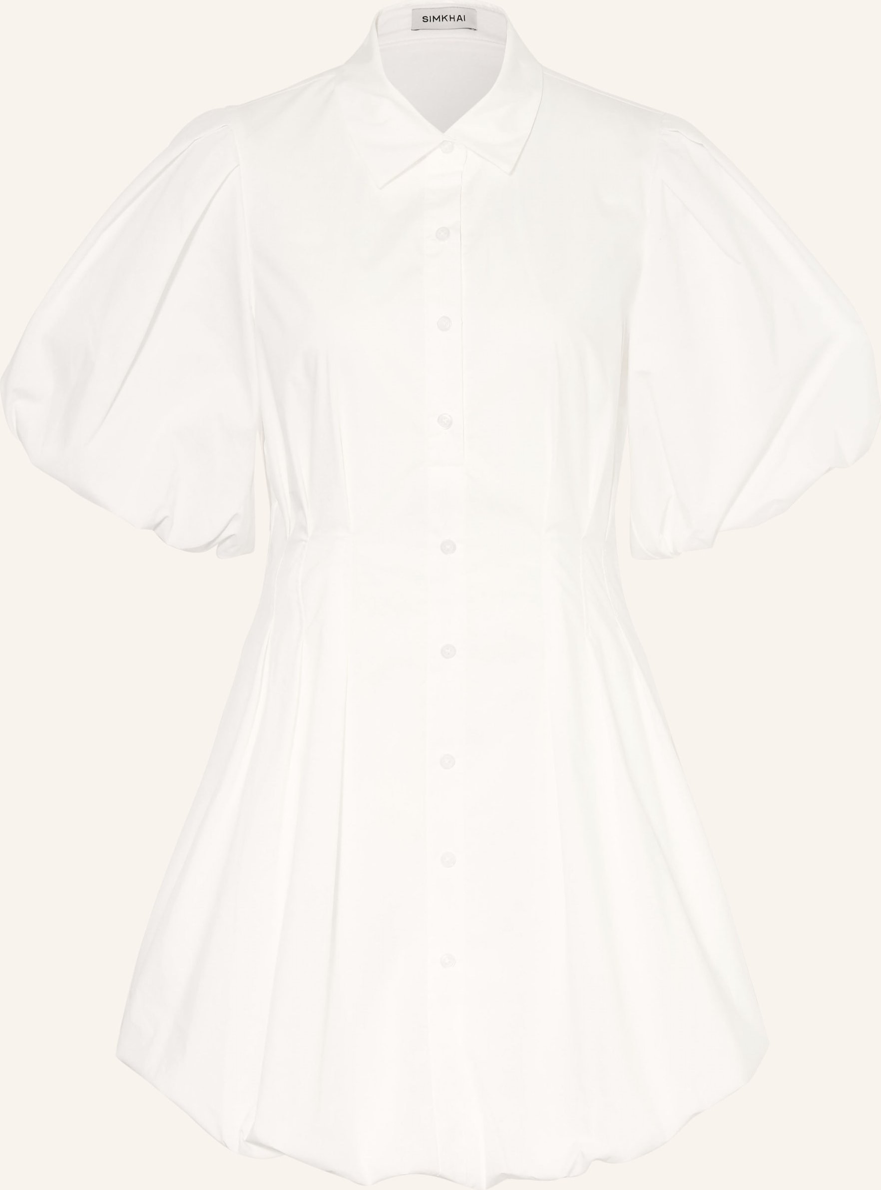 Simkhai Hemdblusenkleid Cleo weiss