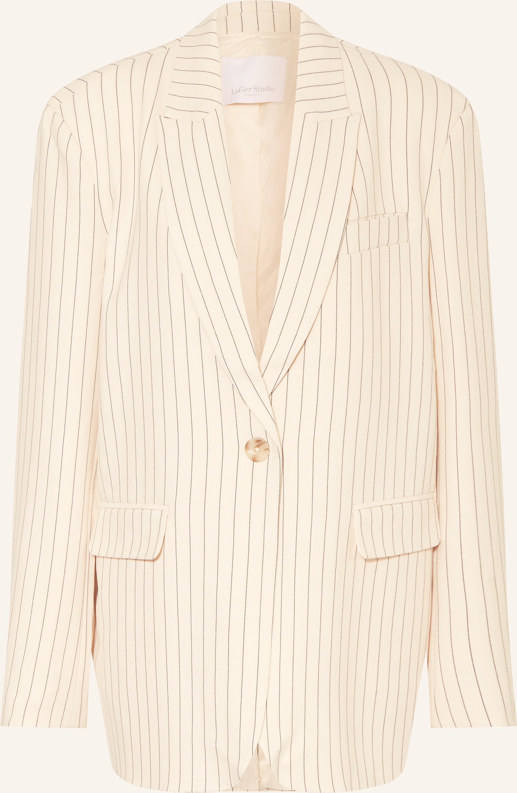 Thumbnail - Leger Studio Longblazer Elaine weiss