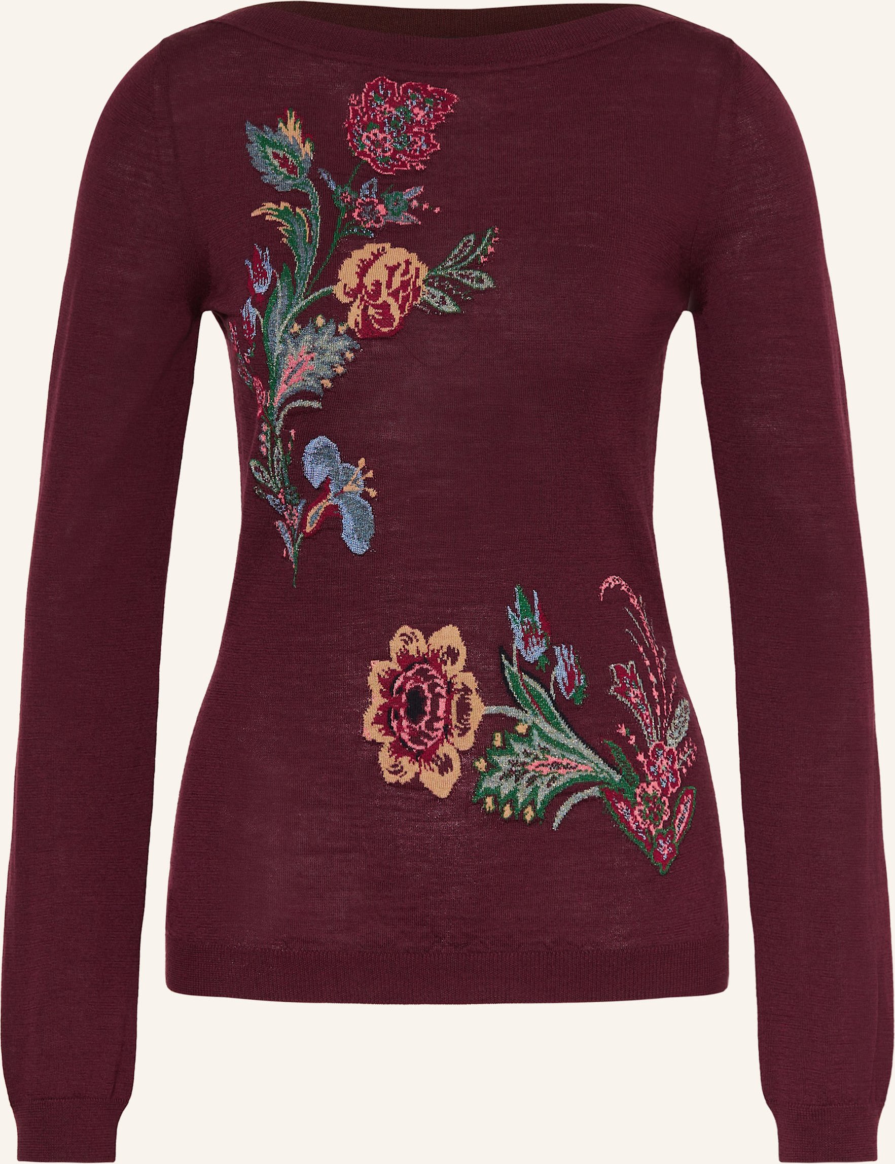 Thumbnail - Etro Pullover Mit Glitzergarn rot
