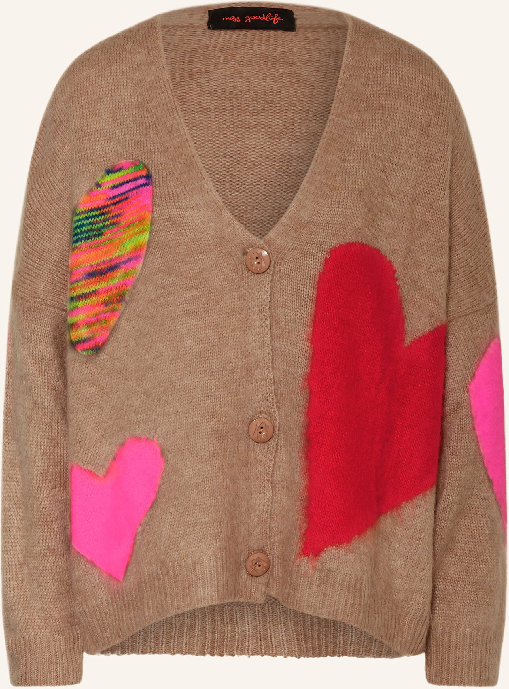 Miss Goodlife Oversizd-Strickjacke Mit Alpaka beige