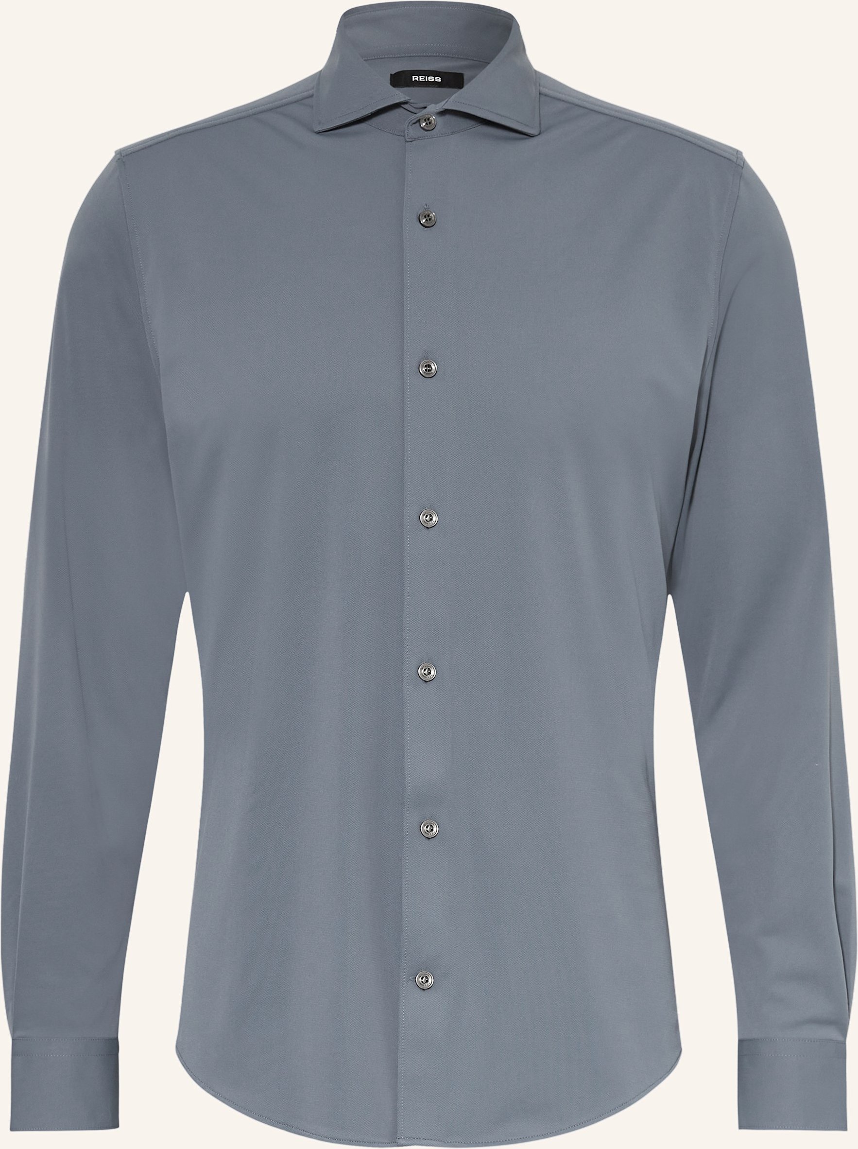 Thumbnail - Reiss Piqué-Hemd Charge Regular Fit blau