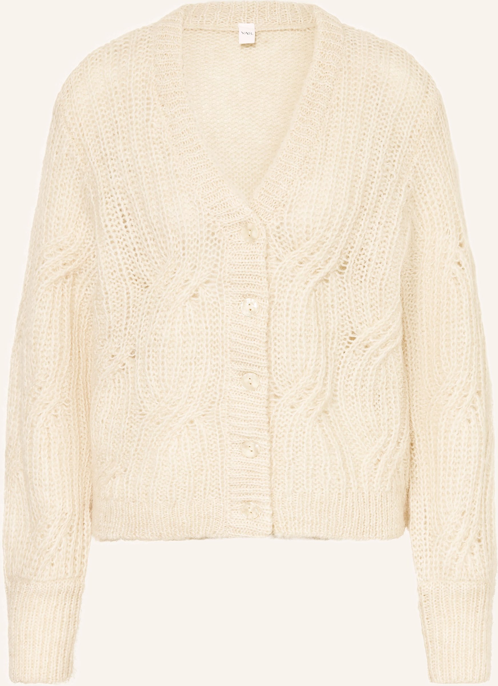 Y.A.S. Strickjacke weiss