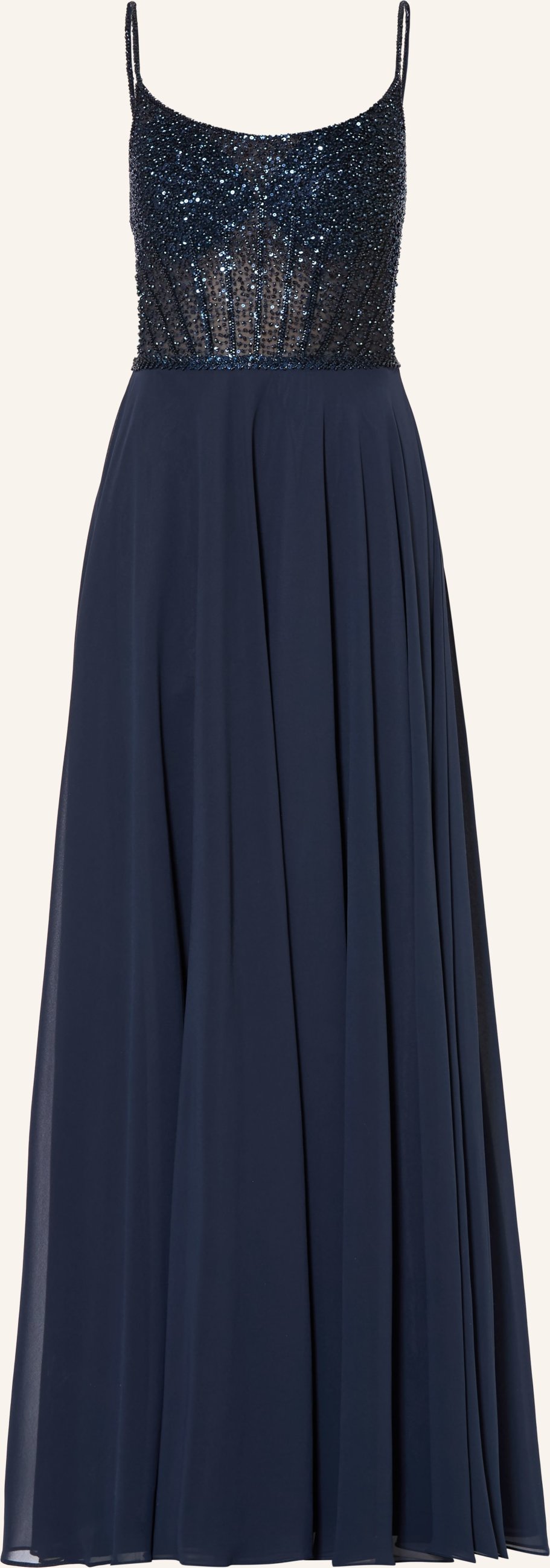 Thumbnail - Hey Kyla Abendkleid Mit Pailetten Und Schmucksteinen blau