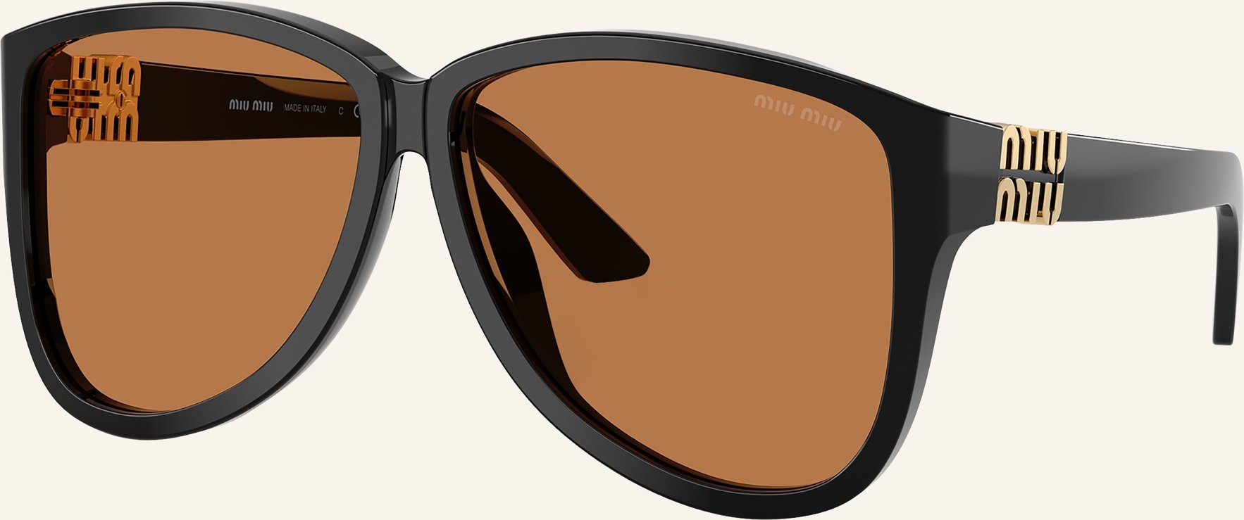 Thumbnail - Miu Miu Sonnenbrille Mu a08s schwarz