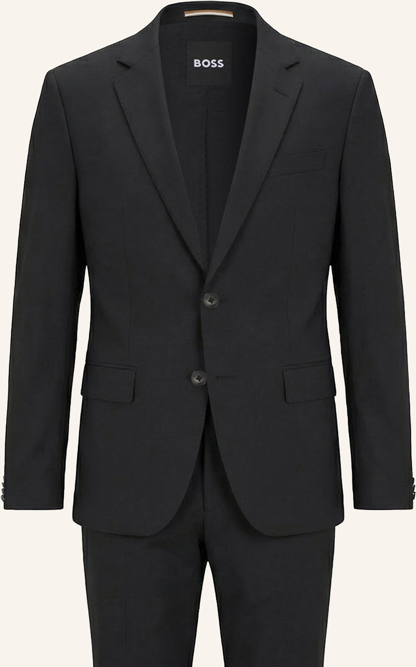 Boss Business Anzug H-Huge-2pcs-224 Slim Fit grau